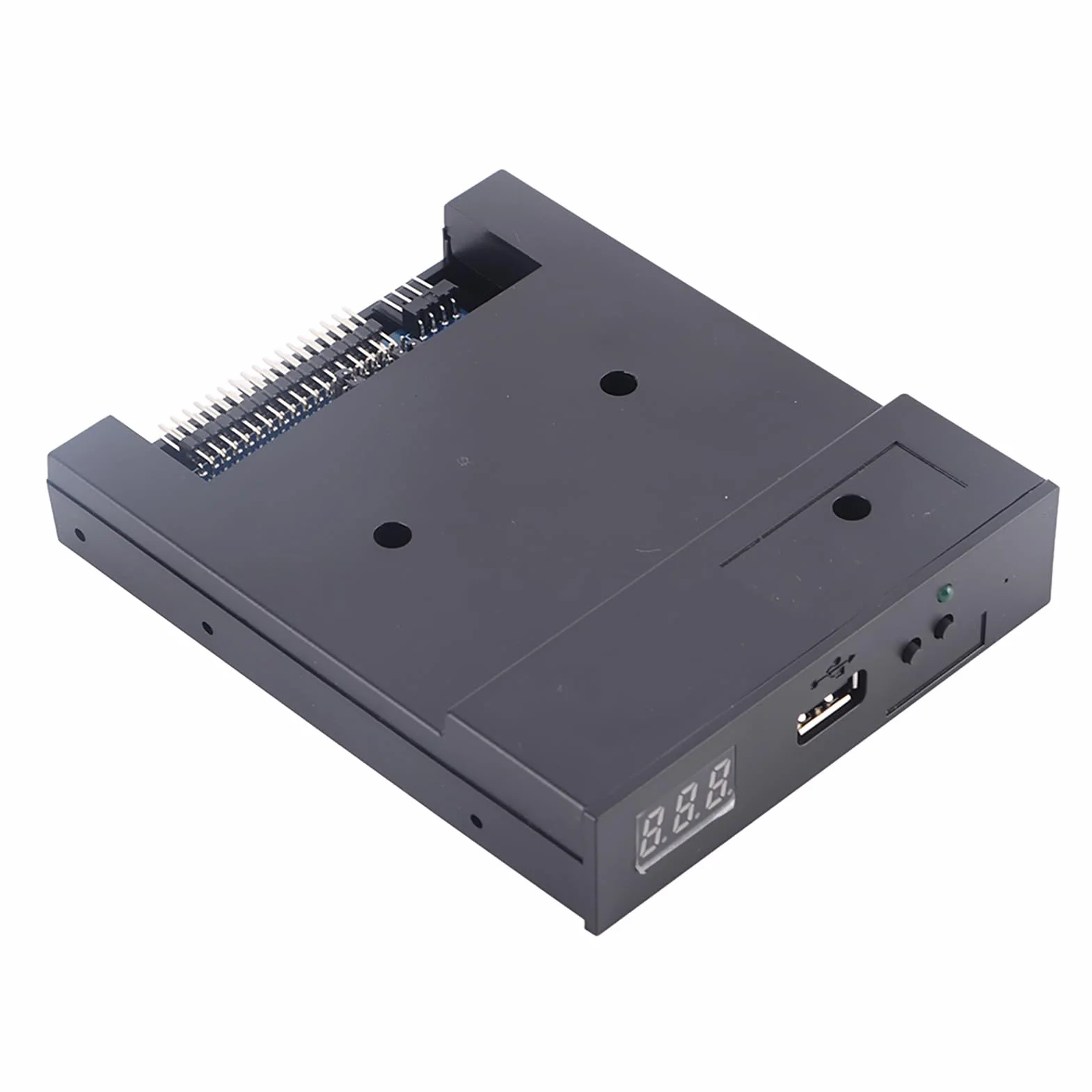 Émulateur de lecteur de disquette USB, 3,5", émulateur de lecteur de disquette Floppy USB pour clavier de musique, noir