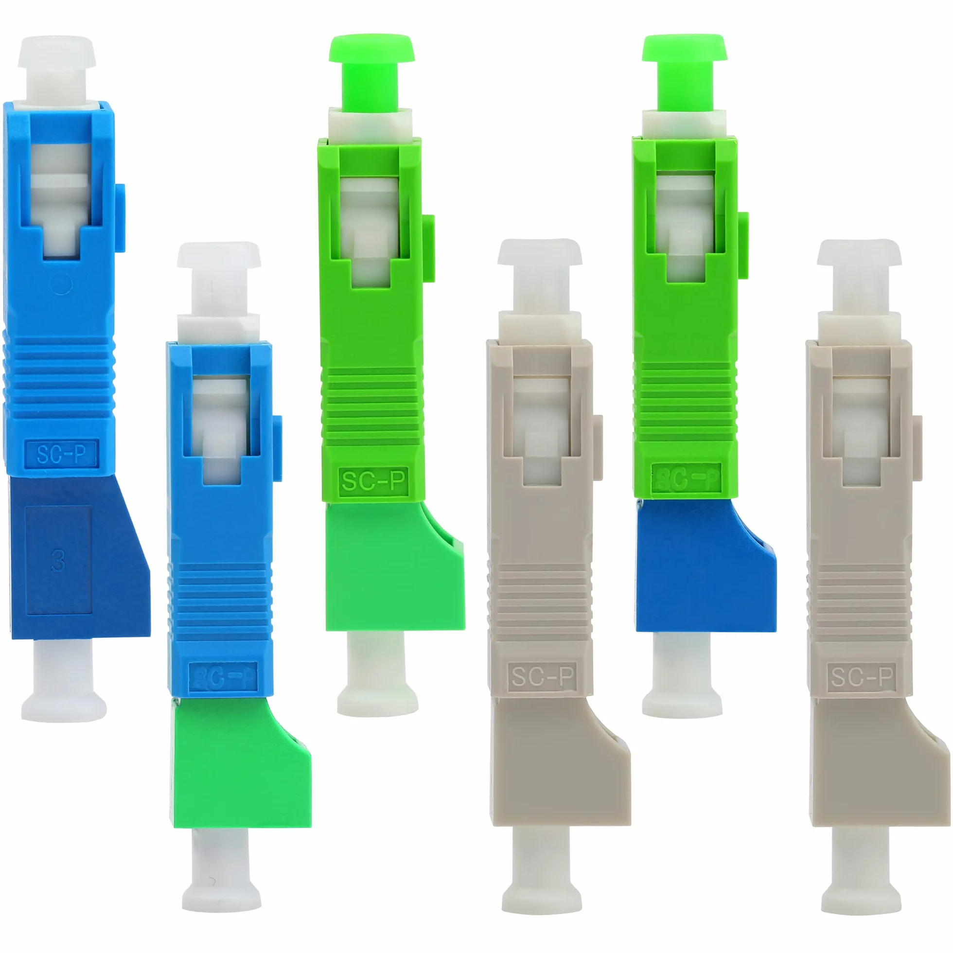 Adaptateur fibre SC (mâle) vers LC (femelle) convertisseur APC/UPC monomode et multimode hybride combinaison adaptateur optique