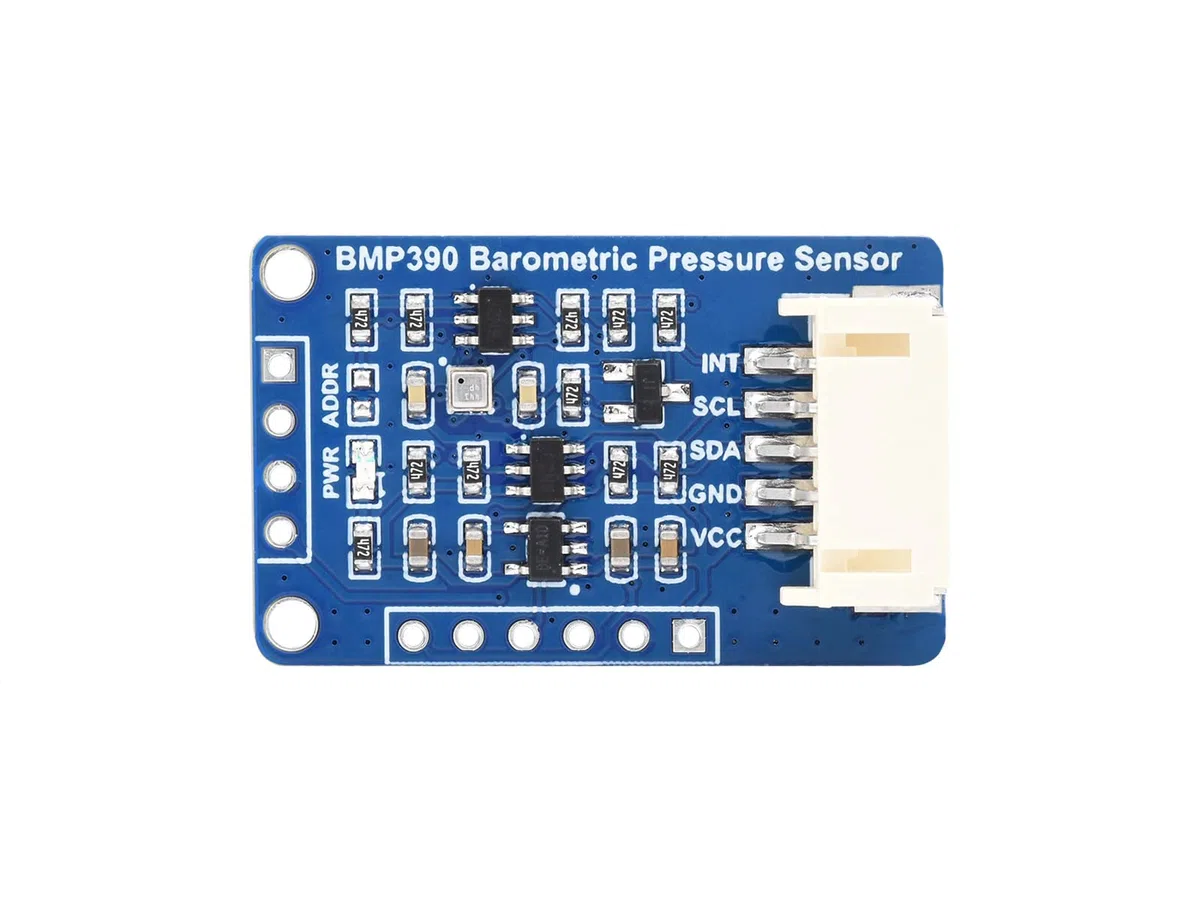 Waveshare BMP390 High-Precision Barometric Pressure Sensor, Barometric Pressure/Altitude/Temperature Measuring, Low-Power Consumption, for Altitude Tracking, for Raspberry Pi/Pico / ESP32