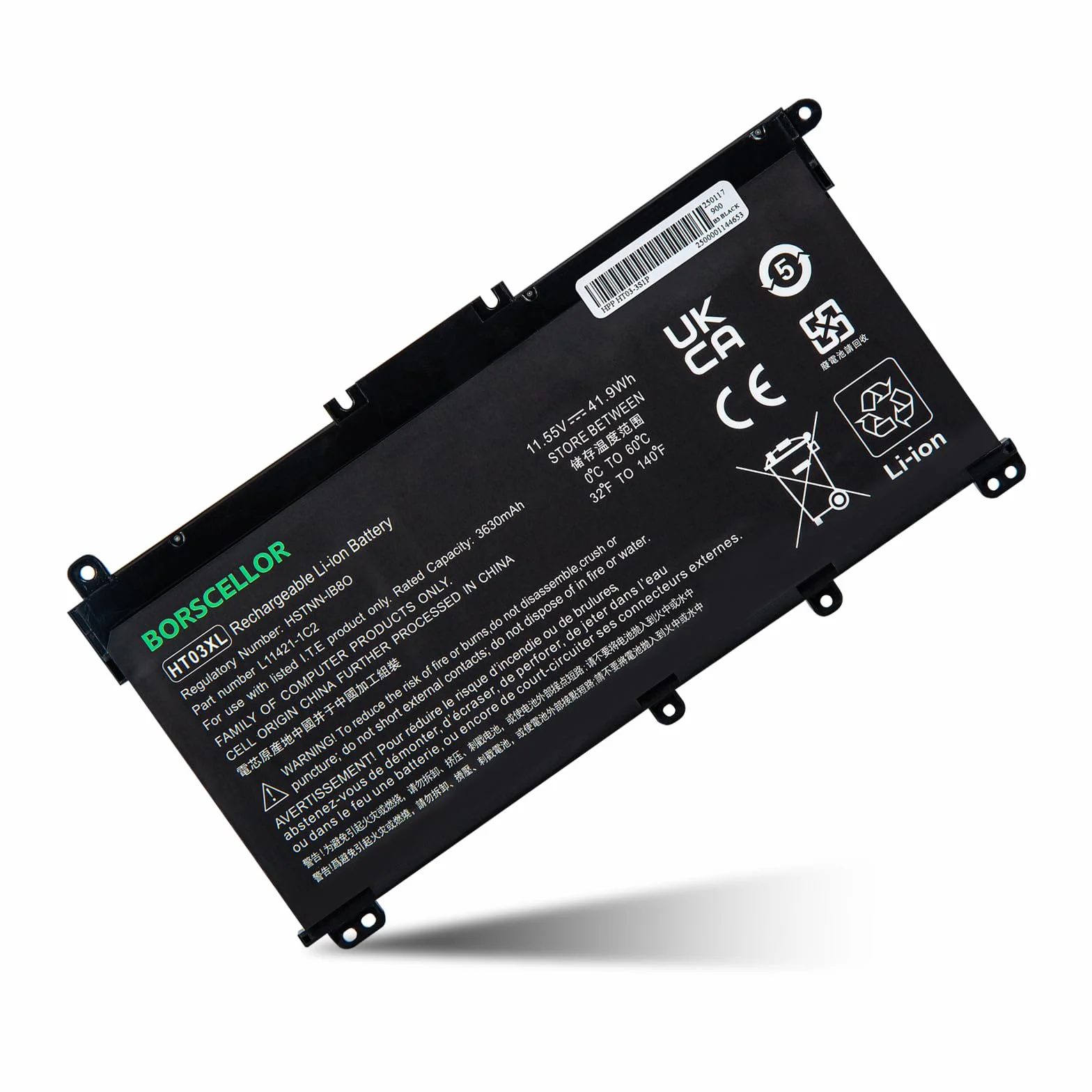 HT03XL L11119-855 Batterie pour ordinateur portable HP Pavilion 14-CE 14-CF 14-CK 14-CM 14-DH 14-DK 14-DF 14-MA 14Q-CS 14Q-CY 15-CS 15-DQ 15-DA 15-DB 15-CW 17-BY 17-CA 240 245 250 255 G7