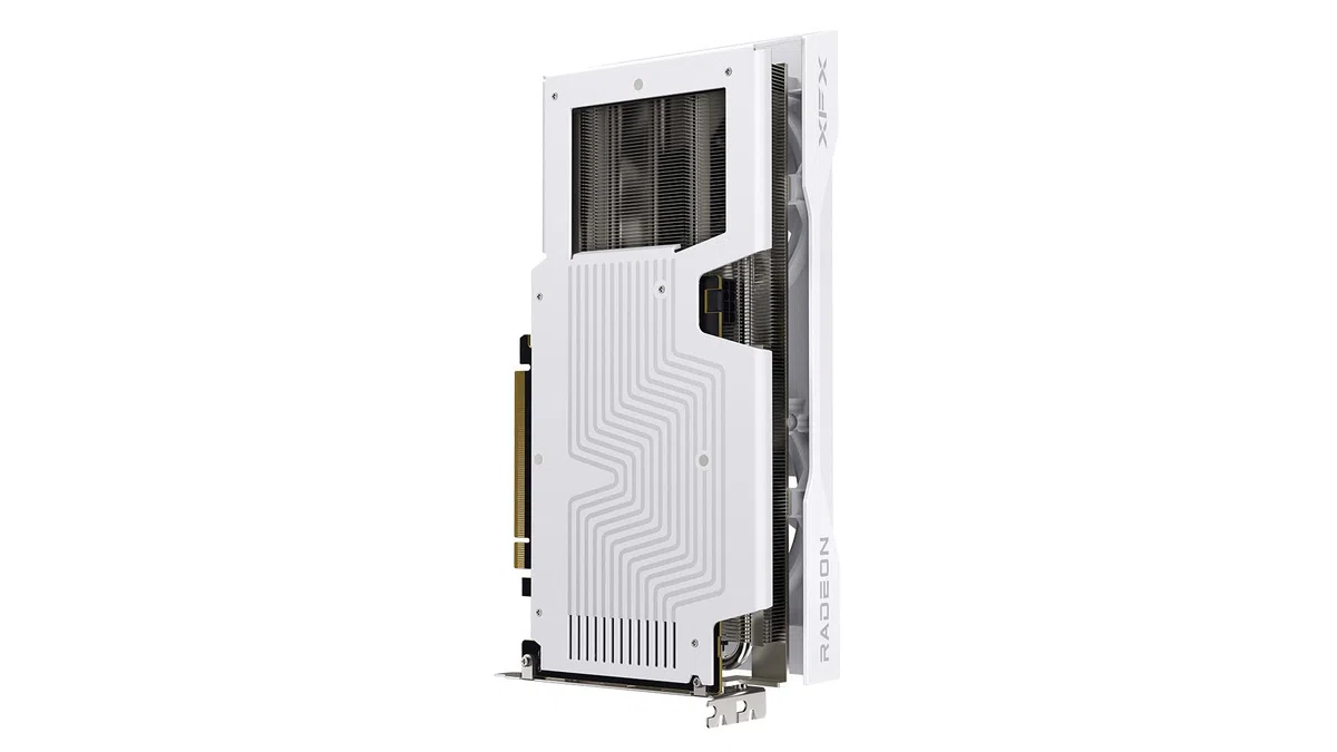 XFX Swift AMD Radeon RX 9060 XT OC White Gaming Edition avec 16 Go GDDR6 HDMI 2xDP, AMD RDNA™ 4 (RX-96TSW16WQ)