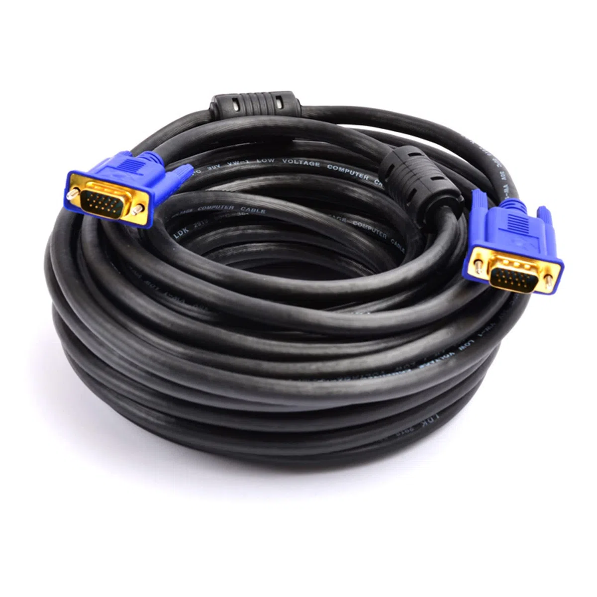 Câble vga pour moniteur, VGA vers DisplayPort plaqué or, compatible projecteurs et téléviseurs HD, écrans ordinateur portable (15 m)