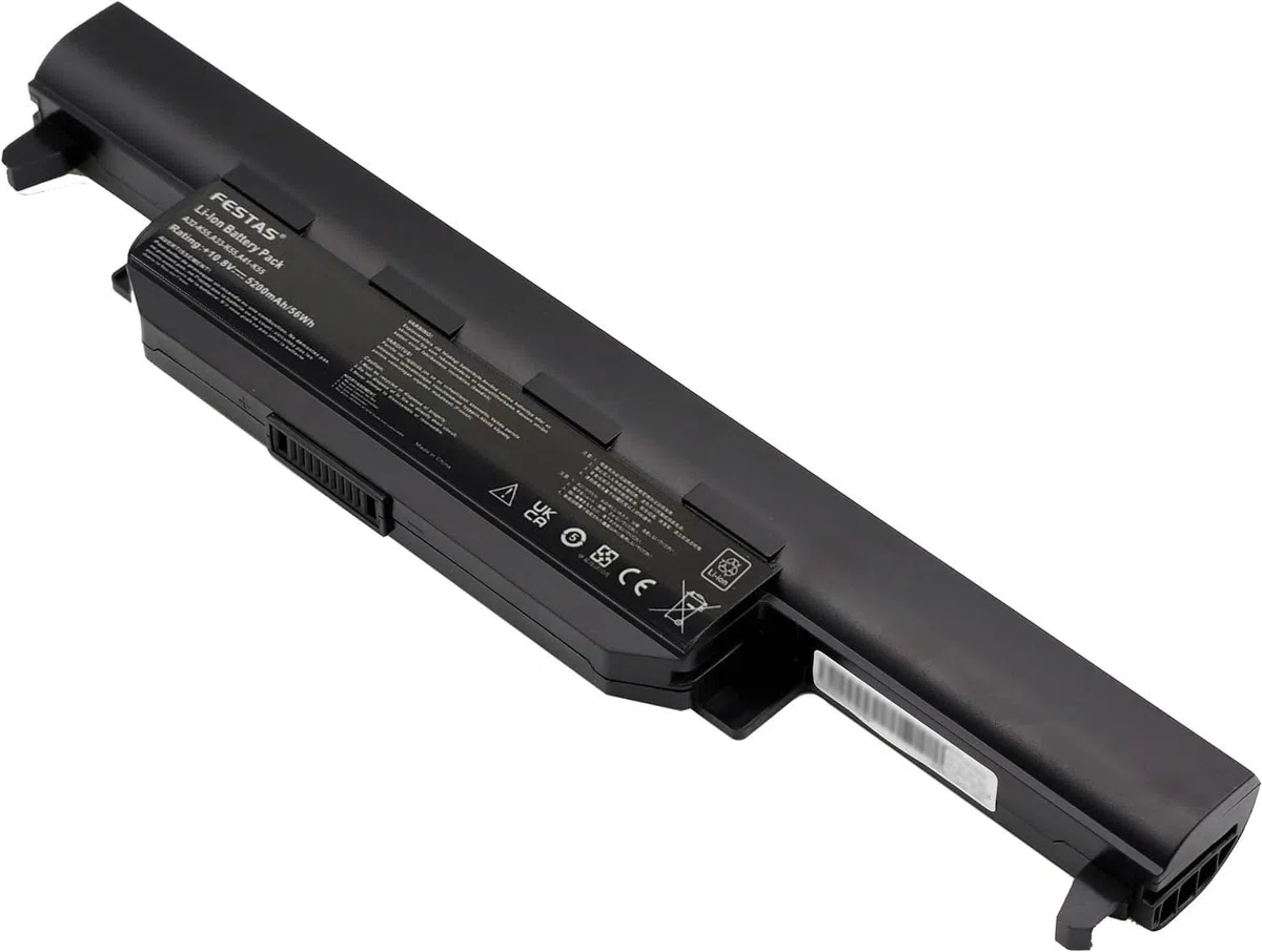 FESTAS A32-K55 Batterie Compatible avec ASUS K55 X75V X75A F75V | F75VC X75VD X55A R700V K75VJ R500VD X55VD X75VC F75A X75VD Series A33-K55 A41-K55 A32-K55X A32-K55X Ordinateur PC Portable