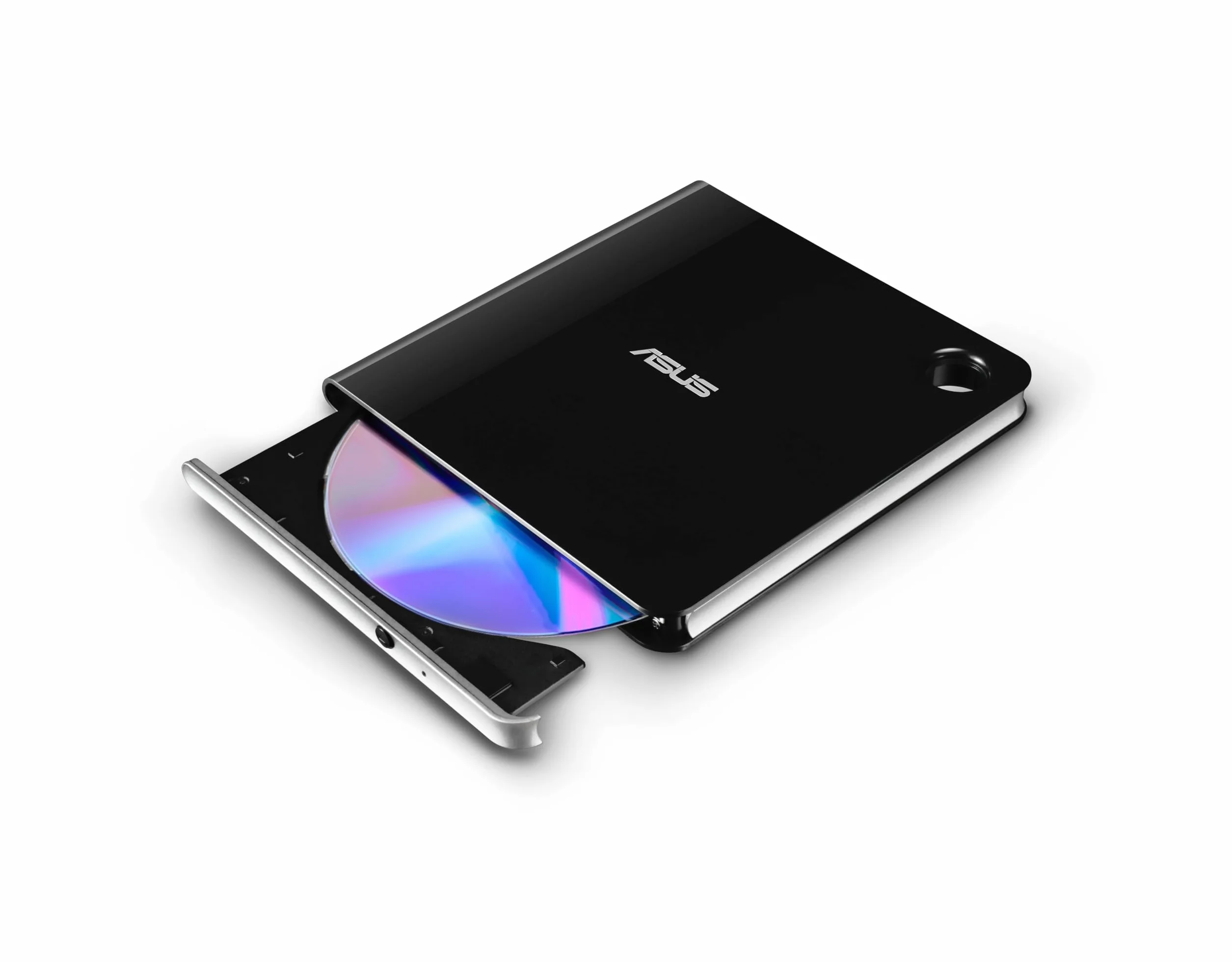 ASUS SBW-06D5H-U – Graveur Blu-Ray Portable avec Support M-Disc, USB 3.1 Gén.1 Type-C et Type-A pour Windows et Mac OS Noir, Argent