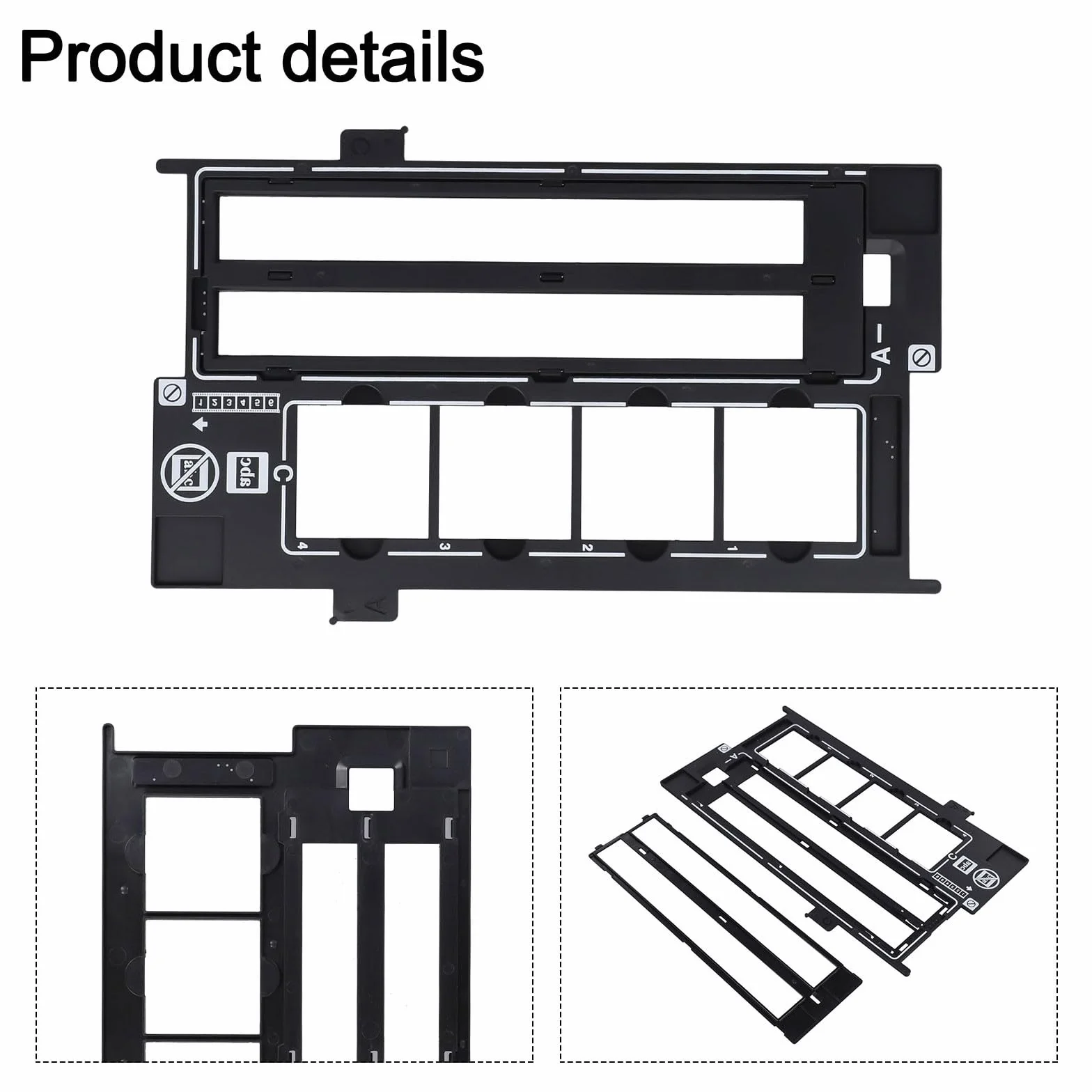 Support négatif pour diapositive de film, compatible avec le scanner photo Epson V500 V600 4490 4990, adaptateur de bande de film de 35 mm partie 1423040