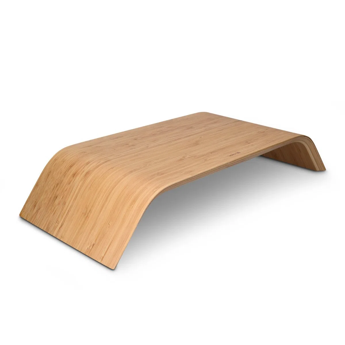 kalibri Support pour écran en Bois - Socle réhausseur en Bois de Bambou pour Ordinateur de Bureau PC TV Tablette - Banc Repose écran Moniteur