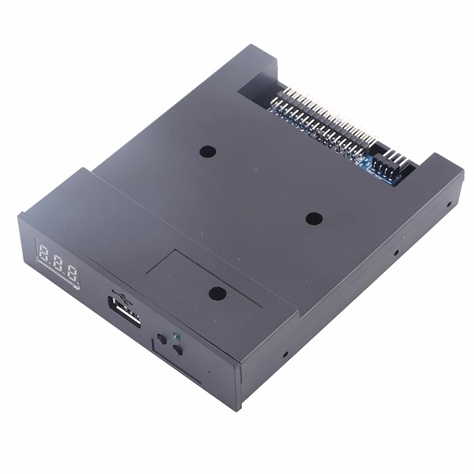 Émulateur de lecteur de disquette USB, 3,5", émulateur de lecteur de disquette Floppy USB pour clavier de musique, noir