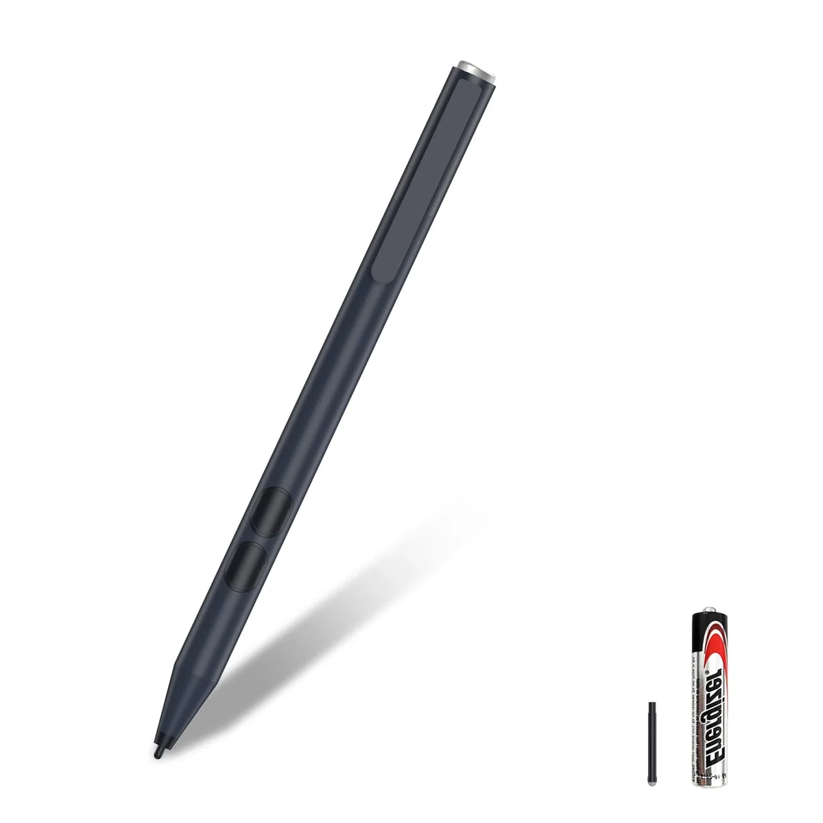 Stylet HP MPP 1.51 Compatible avec Ordinateurs Portables HP Spectre X360, HP Envy X360, HP Pavilion X360, avec sensibilité à la Pression 1024, rejet de la Paume, Pile AAAA Argent