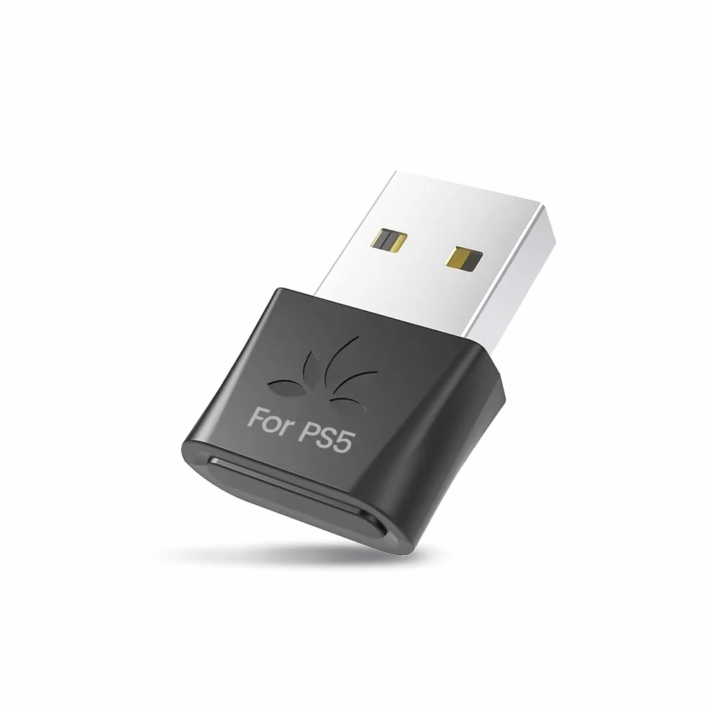 Avantree DG80-Gaming - Adaptateur Dongle USB Bluetooth 5.3 pour PS5 et Consoles de Jeu, avec aptX-Adaptive et Faible Latence, Clé émetteur Audio sans Fil pour Bluetooth Casques et Écouteurs