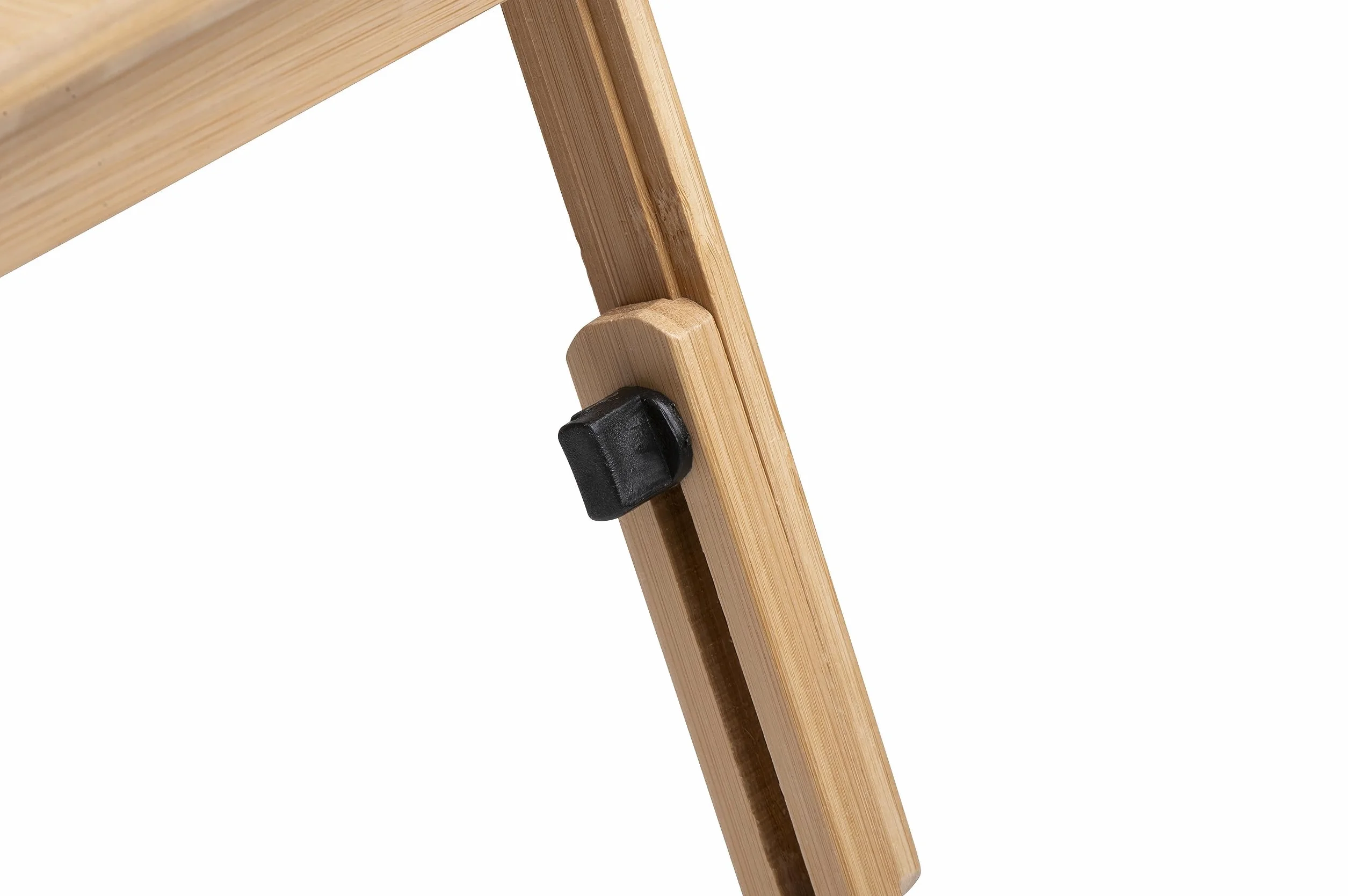 Table d'ordinateur Portable réglable - 21,5 x 27,5 cm - avec Porte-gobelet et Emplacement pour Tablette - Bambou