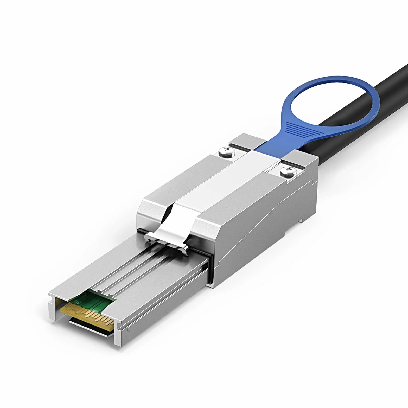 KALEA-INFORMATIQUE Cordon SAS MiniSAS SFF-8088 vers SFF-8087. Longueur 1M, SFF8088 26 Broches Mini-SAS Externe, SFF8087 36 Broches MiniSAS Interne