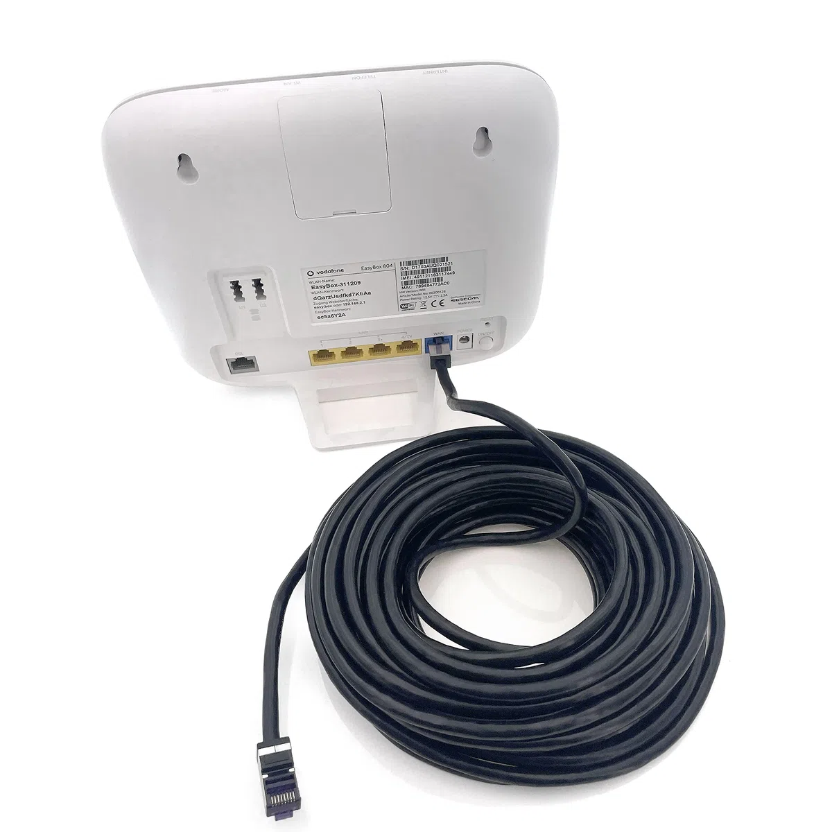 1aTTack.de - 0,5 m - Câble réseau CAT6a Superflex Ethernet Gigabit LAN Câble patch RJ45 CAT6 A 10000 Mbit s SFTP PIMF 500 MHz compatible avec CAT6 CAT5 - noir - 10 pièces