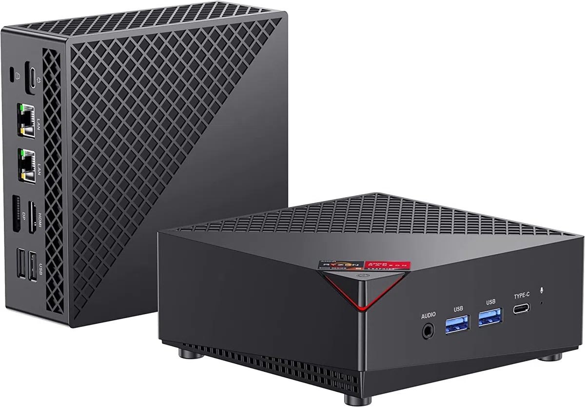 ACEMAGICIAN AM06Pro Mini PC, processeur AMD Ryzen 7 7730U (8C/16T, jusqu'à 4,5 GHz), 32 Go DDR4, 1 to M.2 SSD, Windows 11 Pro, Mini PC avec écran Triple 4K | Type-C | Dual Ethernet | WiFi 6 | BT 5.2