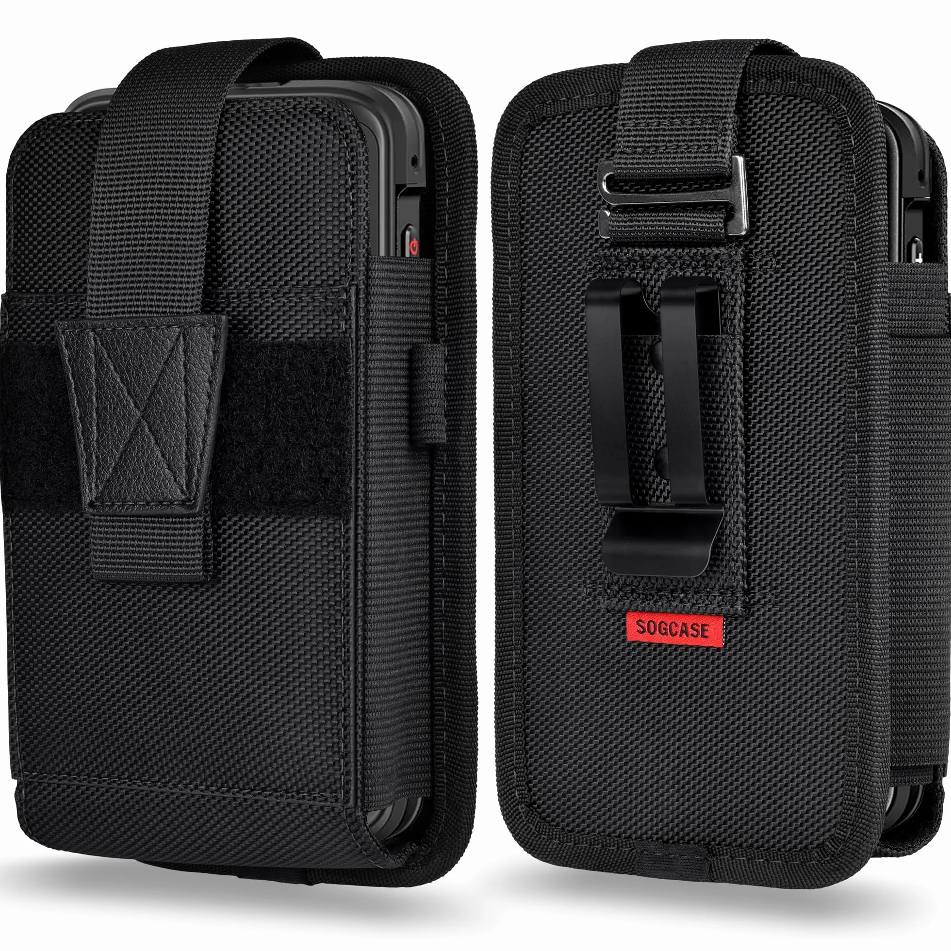 Étui de scanner compatible avec Zebra TC75x, TC75, TC70x, TC70, TC72, TC77, ordinateur portable avec clip ceinture et sangle de sécurité, noir