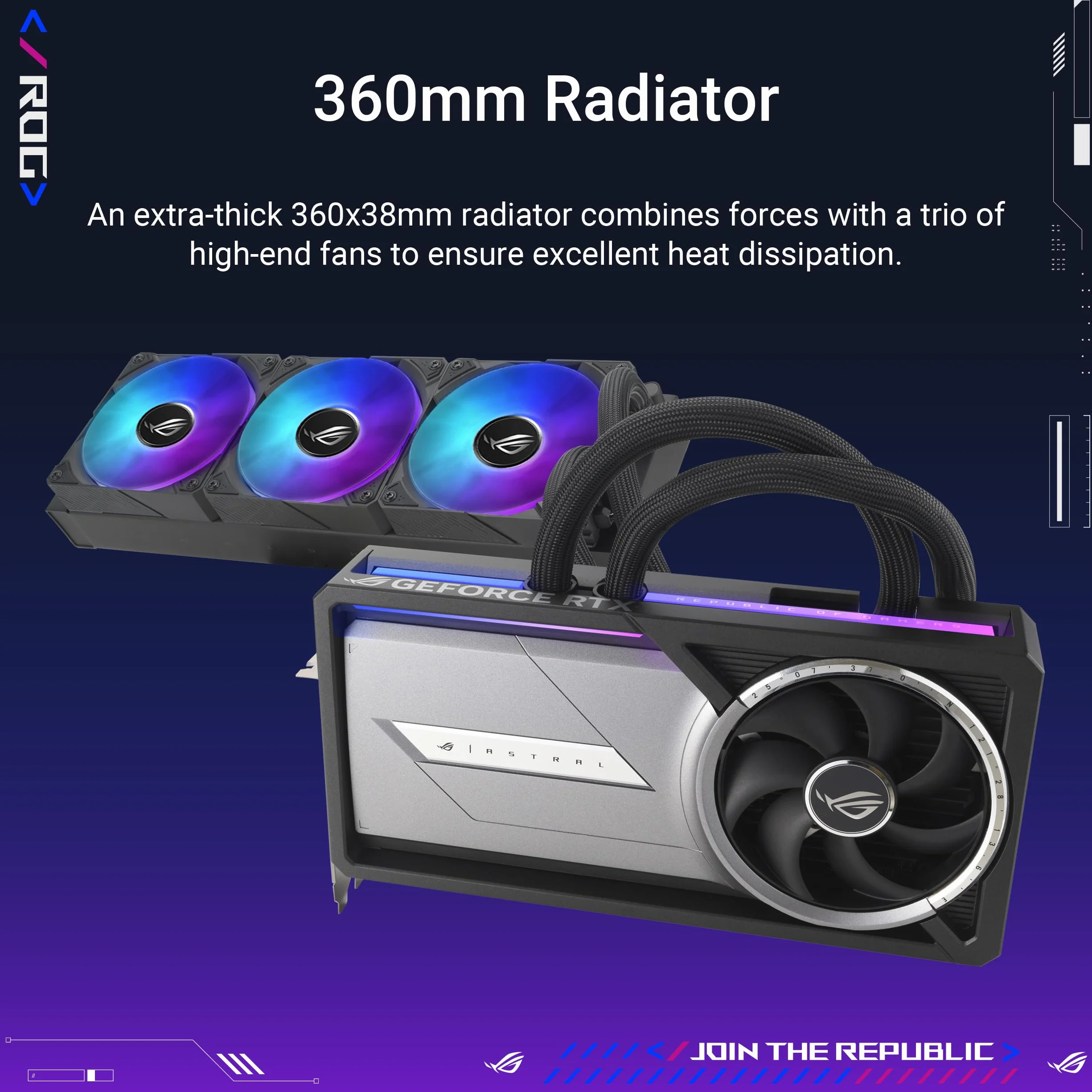 ASUS ROG Astral LC GeForce RTX 5090 32GB GDDR7 OC Edition – Carte Graphique Gaming (PCIe 5.0, HDMI, Display 2.1, 2.5 Slot, 4 Ventilateurs axiaux, Pad Thermique GPU)