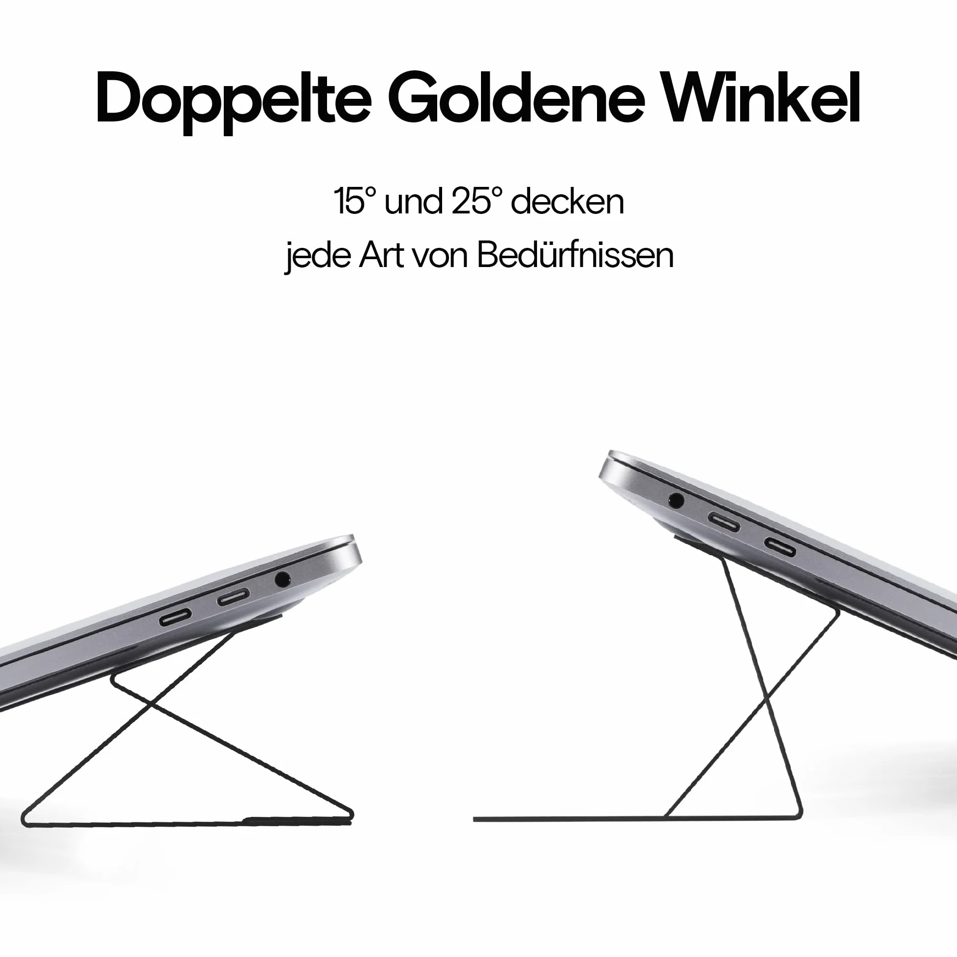 MOFT Support Invisible pour Ordinateur Portable, Support léger Non adhésif pour Ordinateur Portable avec 2 hauteurs, Convient à Tous Les Ordinateurs Portables jusqu'à 17".