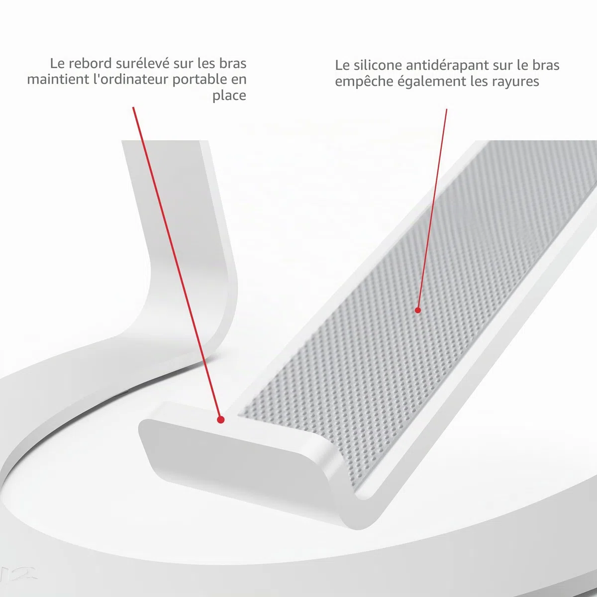 Twelve South Curve SE pour MacBooks et Ordinateurs Portables | Support de Refroidissement en Aluminium Ergonomique pour Bureau à Domicile ou au Bureau, Couleur Argent.
