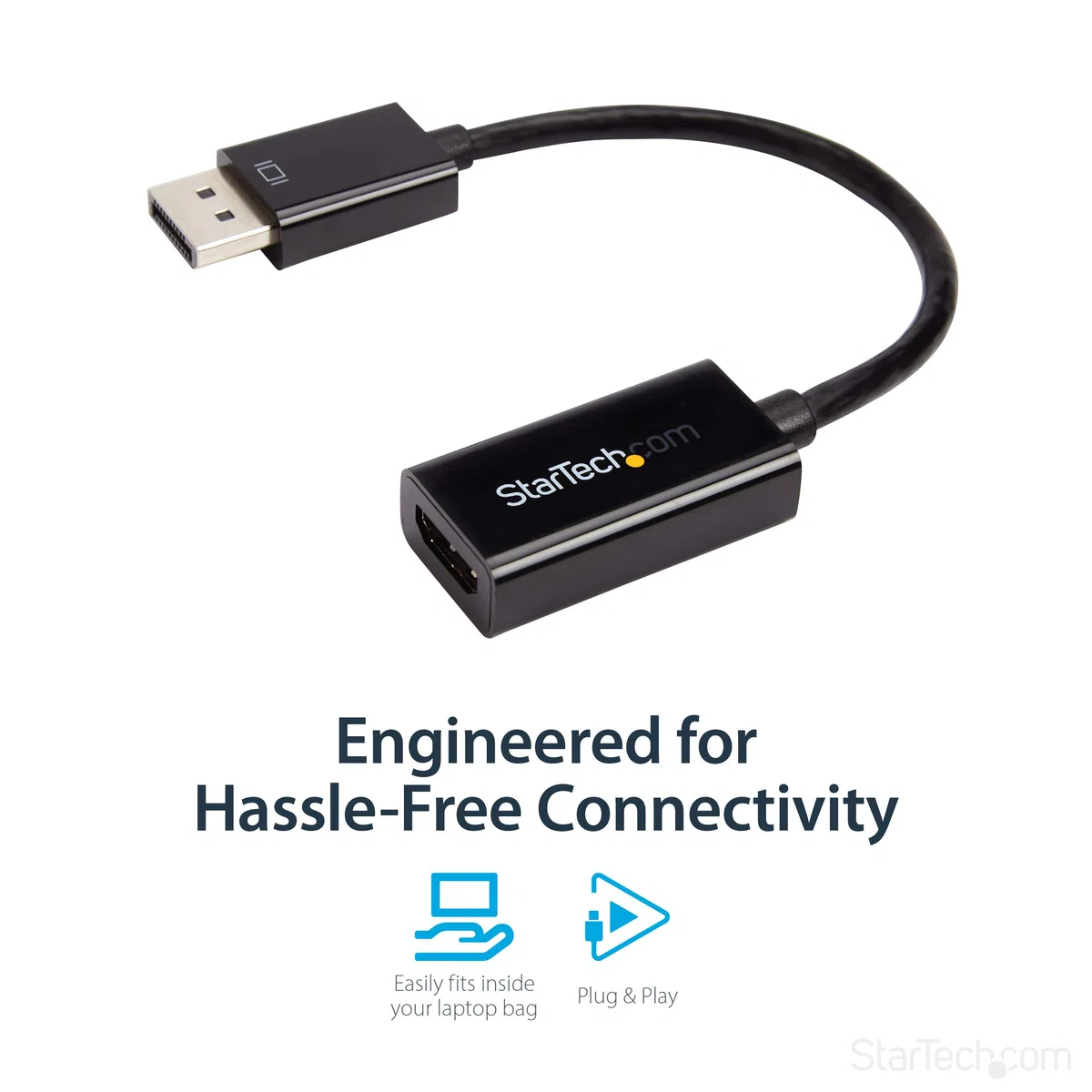 StarTech DisplayPort 1.2 Adaptateur HDMI - Noir