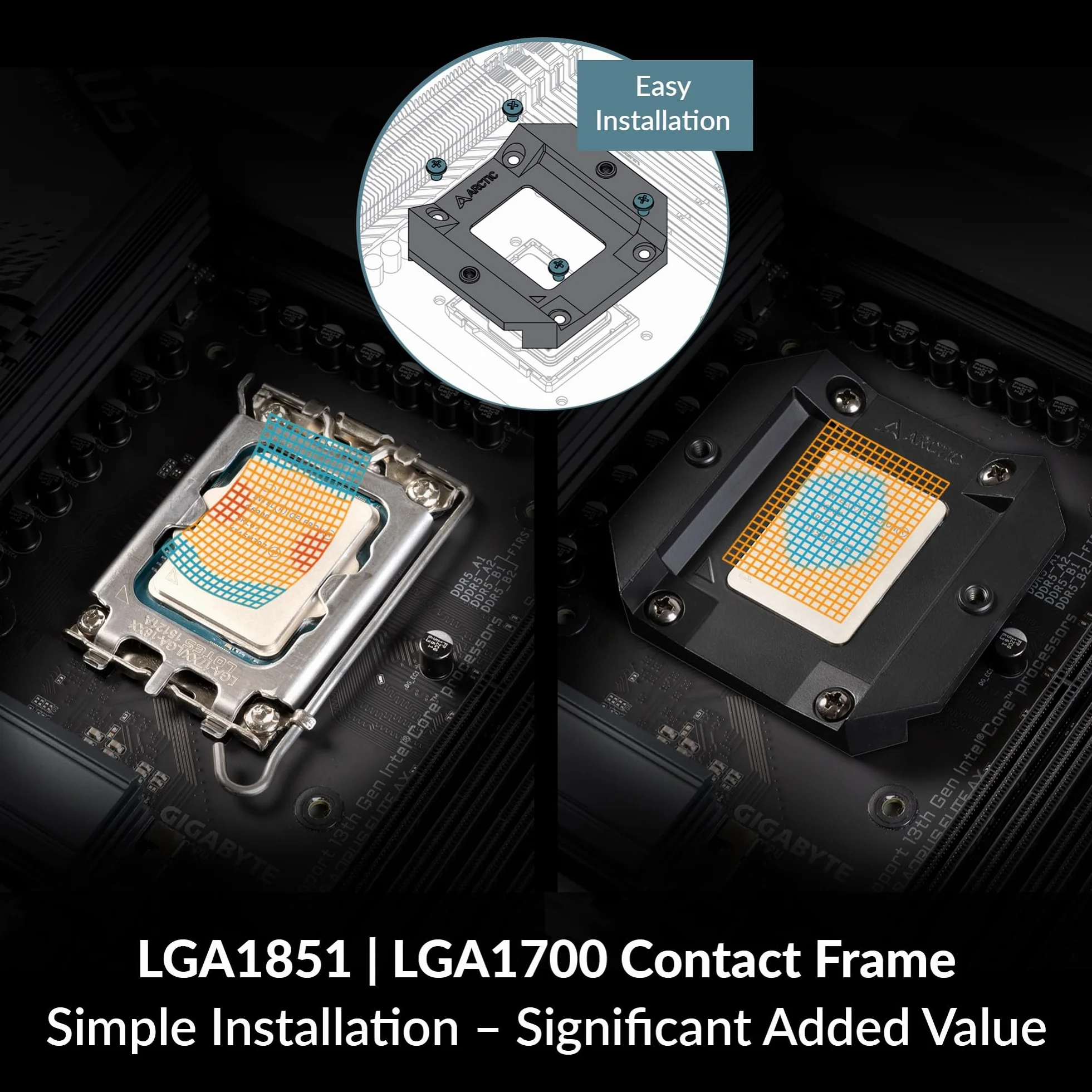 ARCTIC Freezer 36 A-RGB - Refroidisseur CPU monotour avec push-pull, deux ventilateurs P 120 mm à pression optimisée et éclairage ARGB, roulement fluidodynamique, 200-1800 rpm, incl. MX-6 - noir
