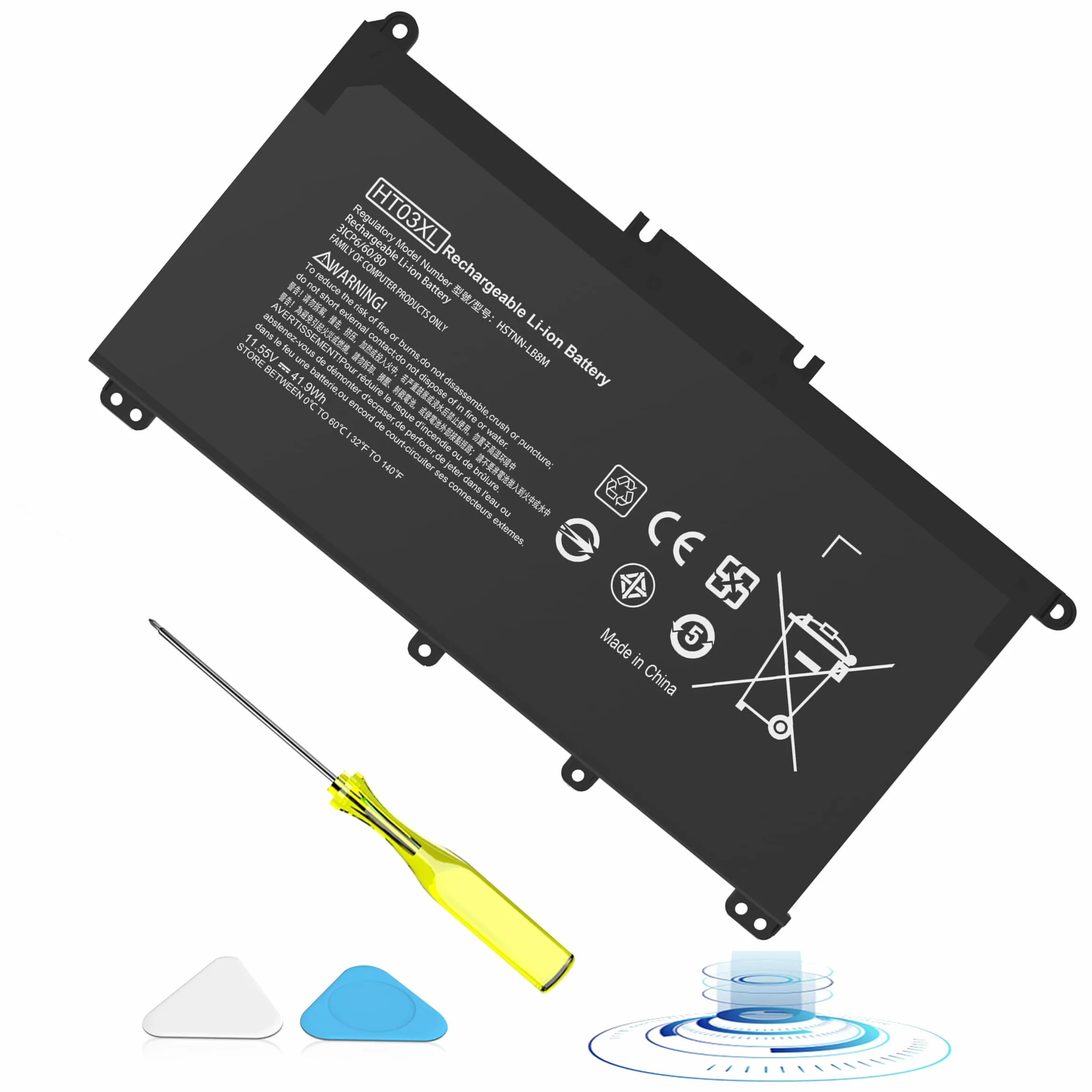 HT03XL Batteria per Computer portatile HP L11119-855 Batteria per Pavilion 15-DA 15-DB 15-DW 15-CS 15-DY 17-by 17-CA 14-CE 14-CF 14-DF 14-DQ 14-DK Series 15-CS0053CL 15-DA001 4DX HSTNN-U. B7J