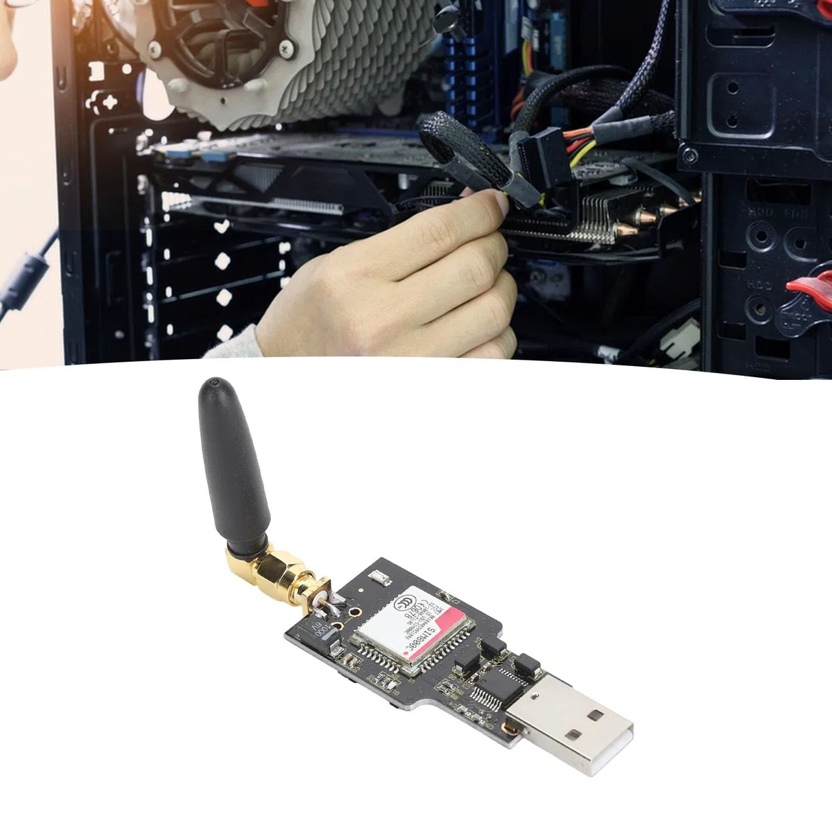Module de Communication sans Fil USB GSM GPRS SIM800C avec Bluetooth, Transmission de Voix SMS et données, idéal pour projets IoT sans Fil