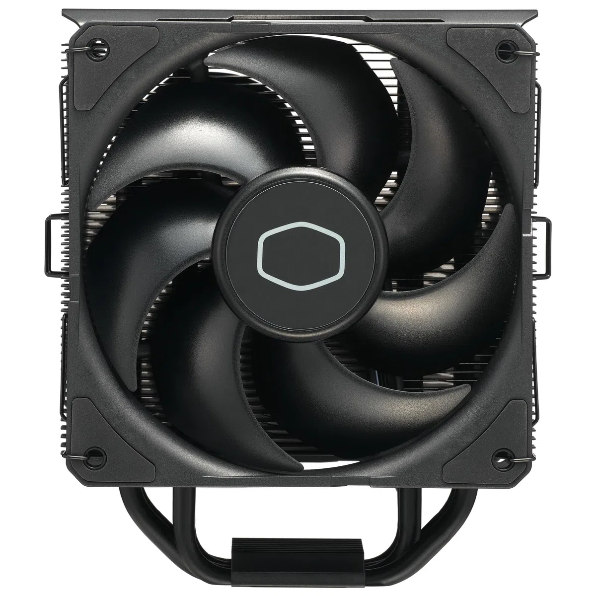 Cooler Master Hyper 212 Black Refroidisseur CPU Ventirad - Finition Aluminium, 4 Caloducs Compacts à Contact Direct Continu, Ventilateur SickleFlow 120 Edge, Brackets LGA1700 & AM5 - Noir