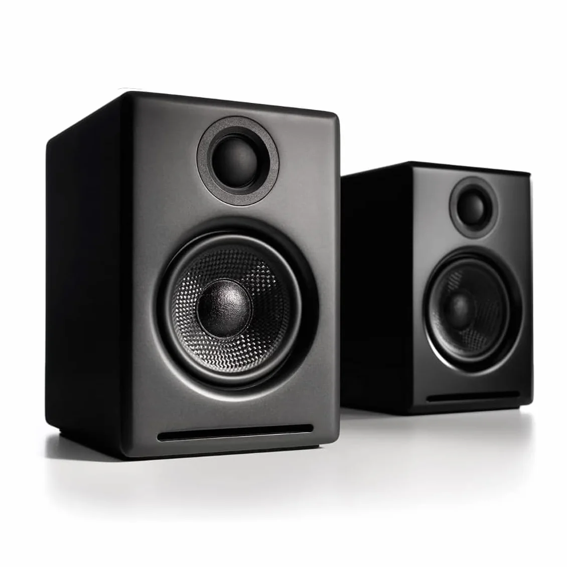 Audioengine Enceintes de Bureau sans Fil Bluetooth A2 Plus - Enceintes d'ordinateur 60 W pour la Musique et Les Jeux