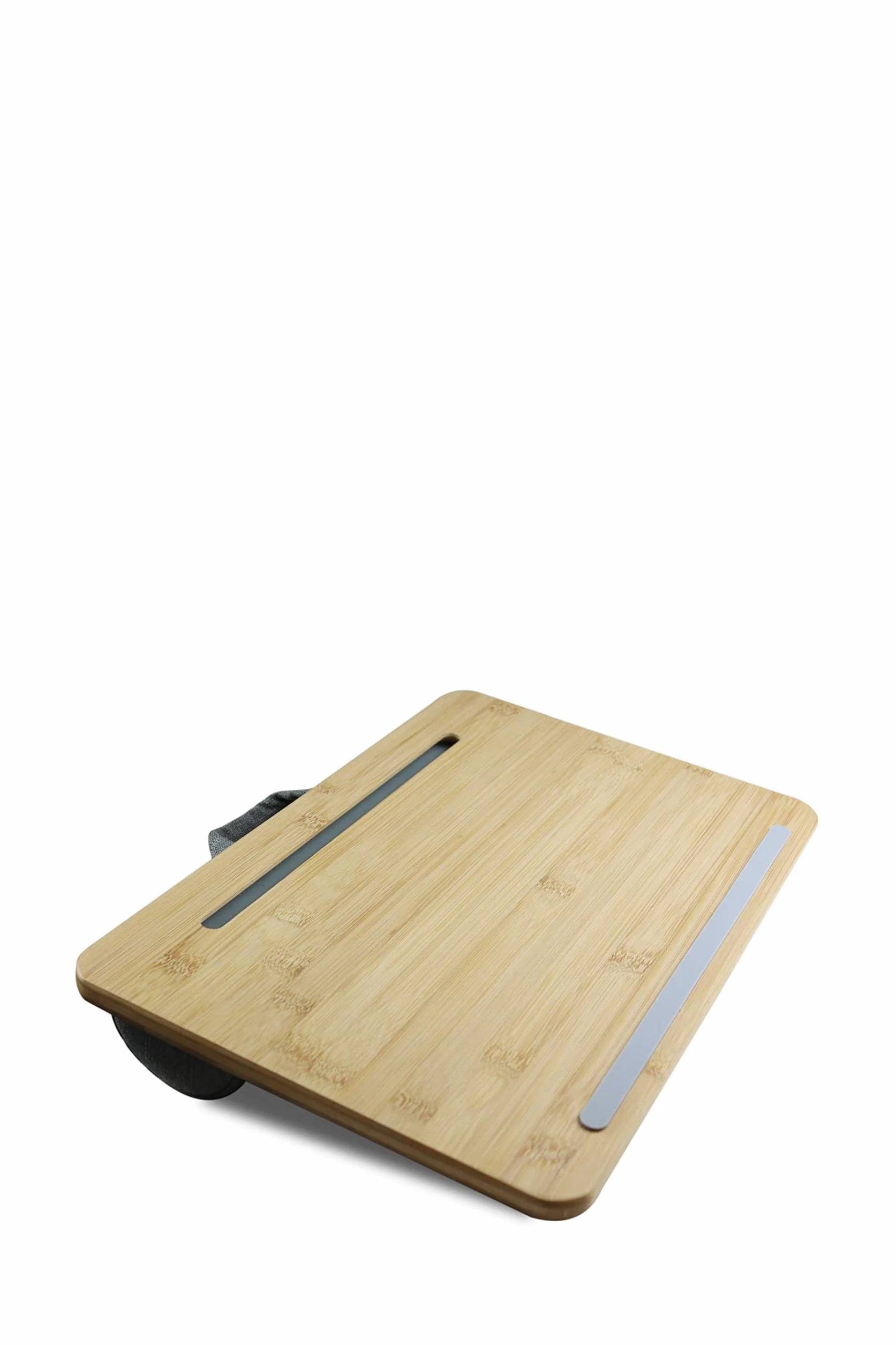 PEPE Mobility Support Ordinateur Portable Lit et Canapé (42 x 27,5 cm, Jusqu’à 17"), Plateau en Bambou avec Coussin Rembourré, Lap Desk Léger Ergonomique