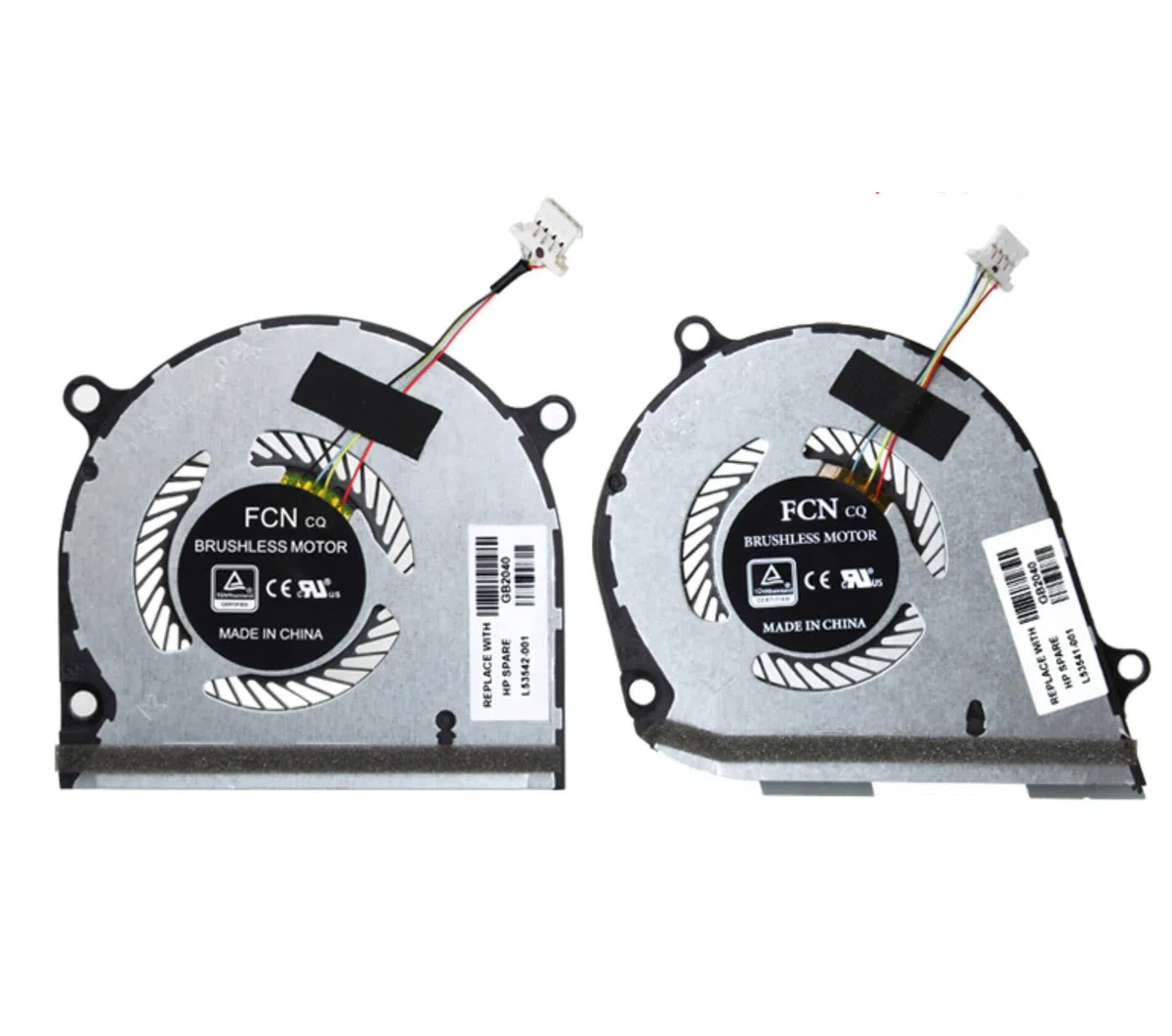 Ventilateur de refroidissement CPU + GPU compatible avec HP Envy X360 15-DS 15-DR 15M-DS 15M-DS0011DX 15-DS0013NR 15-DS0003CA 15-DS0013CA TPN-W142 TPN-W143 Series L53542-001 3541-001