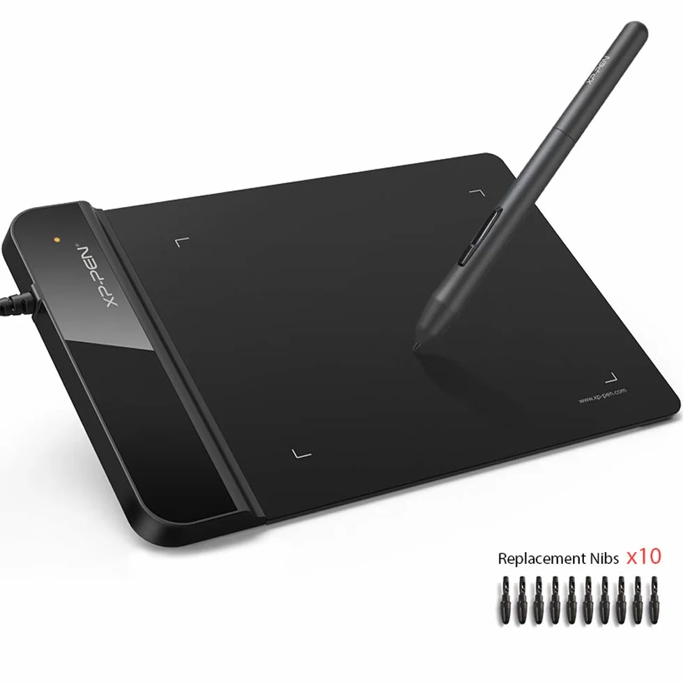 XP-Pen G430S Tablette Graphique Stylet Passif 8192 Niveaux Taille 4x3 Pouces pour Jouer OSU Dessiner Signature