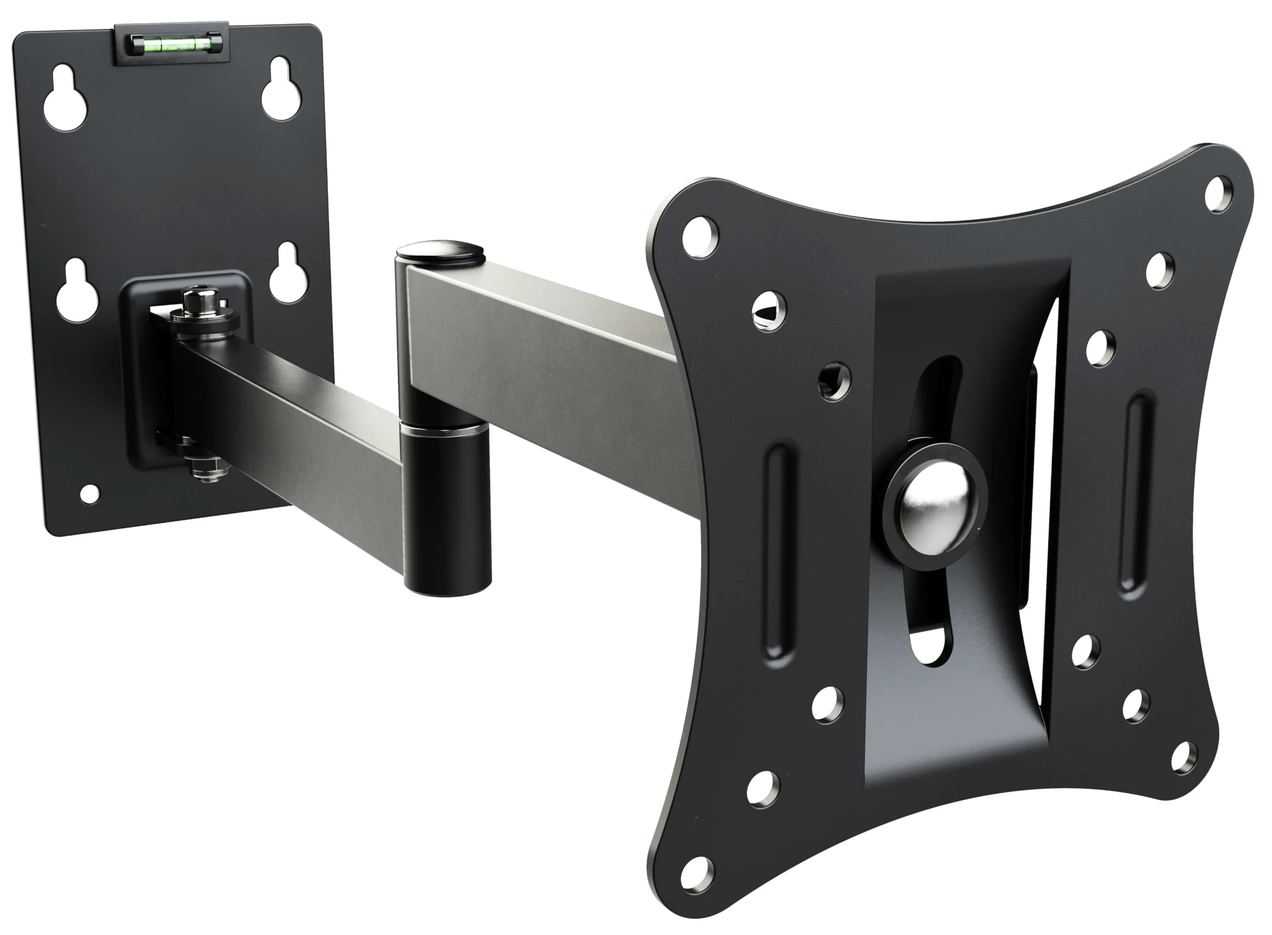 RICOO R02-11 Support Écran PC TV Mural 13 17 19 22 24 27 28 32 34 Pouces Supprot Mural VESA 50x50 75x75 100x100 Max 20 Kg Orientable Inclinable Fixation Moniteur Bras pour Moniteurs | Support TV mural orientable VESA 75 x 75 100 x 100 - Support d'écran in