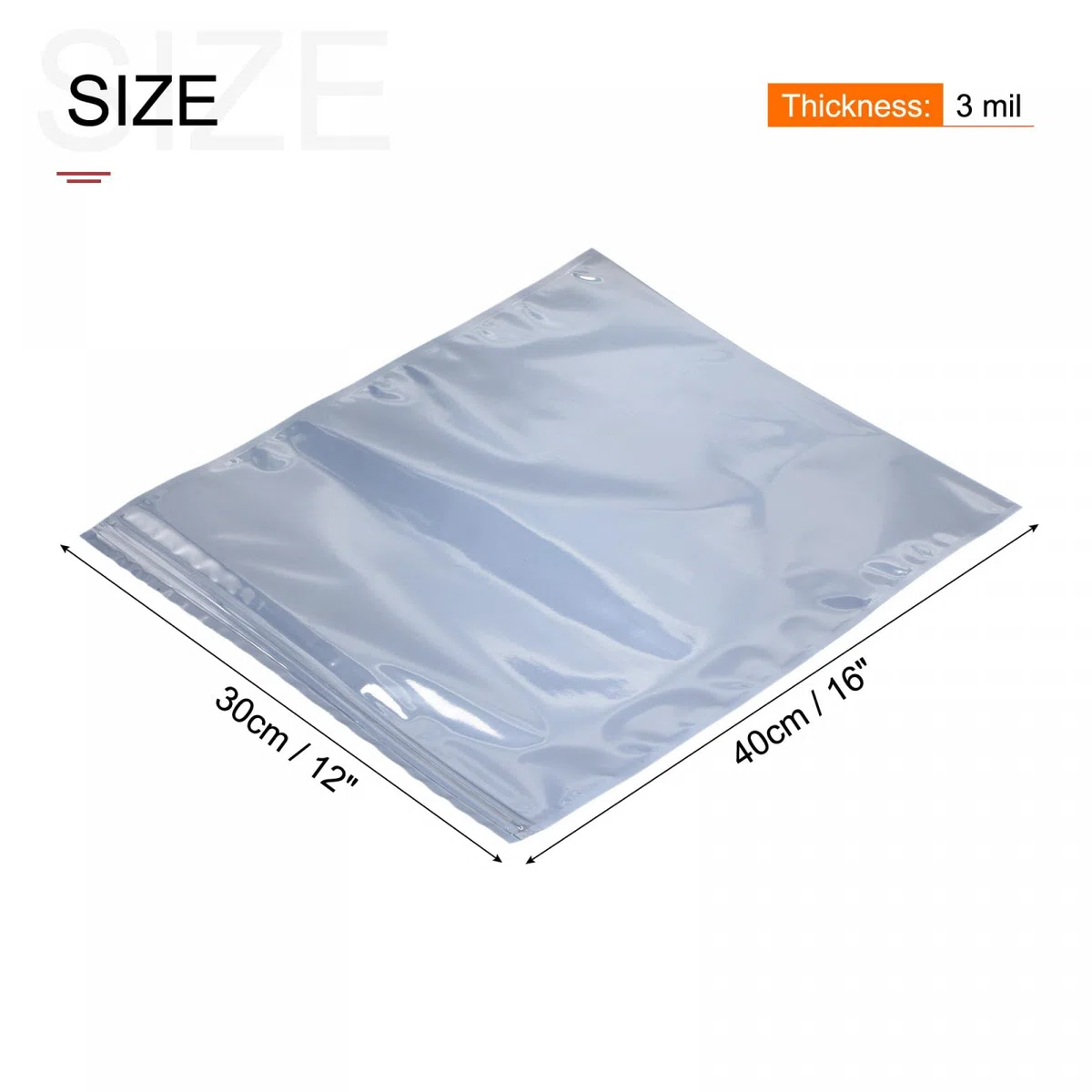 sourcing map Antistatique Sacs Blindage Sac 20pcs 30x40cm Refermable avec Étiquettes pour Dur Empreinte HDD SSD