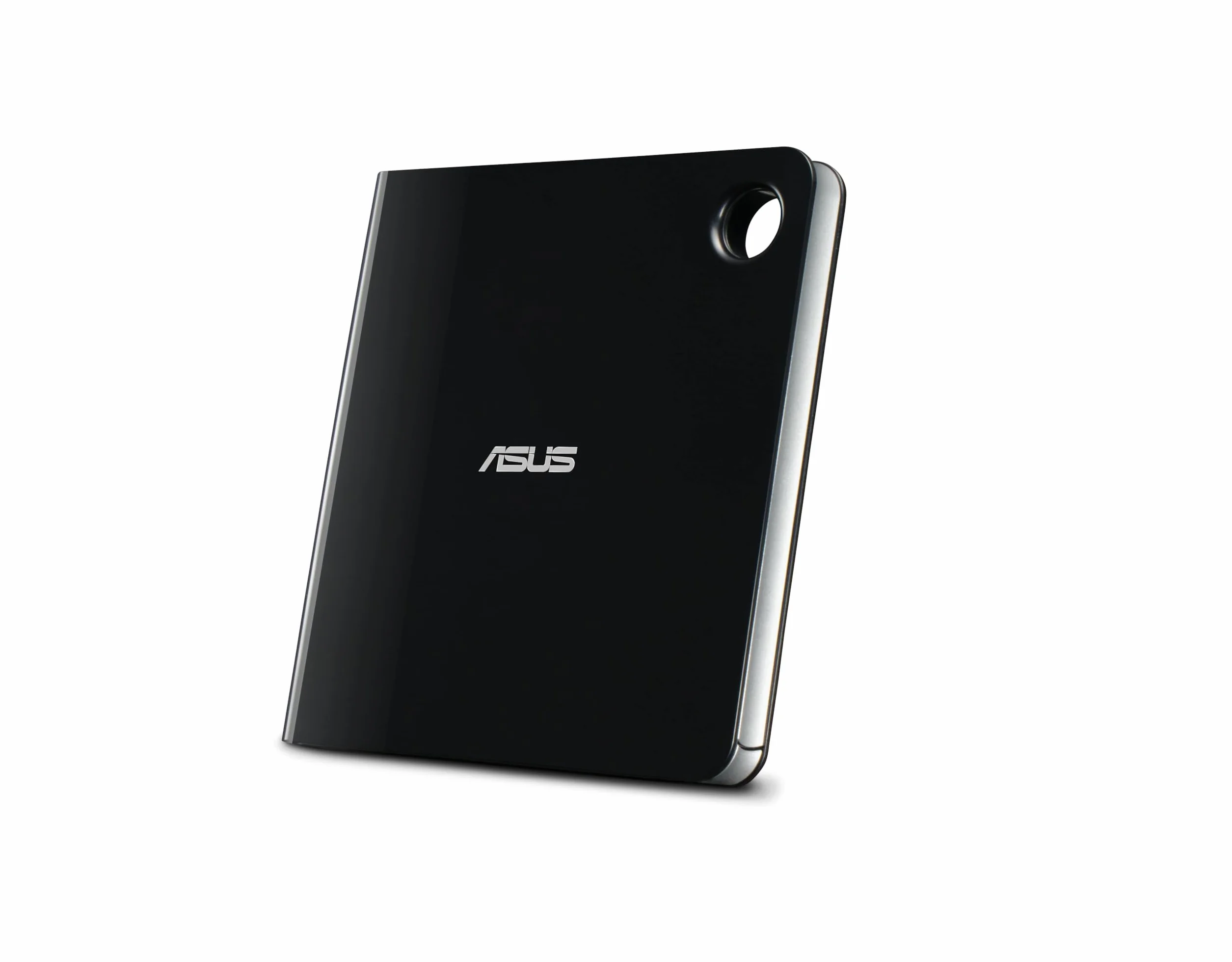 ASUS SBW-06D5H-U – Graveur Blu-Ray Portable avec Support M-Disc, USB 3.1 Gén.1 Type-C et Type-A pour Windows et Mac OS Noir, Argent
