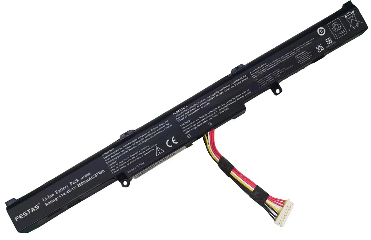 FESTAS A41X550E A41-X550E Batterie Compatible avec ASUS X550E F751L F751S | F751M F751MA R751J R751L R752L R751LN X750J X751L X750LN K751L X751M X512 Serie A4i-X550E Ordinateur PC Portable