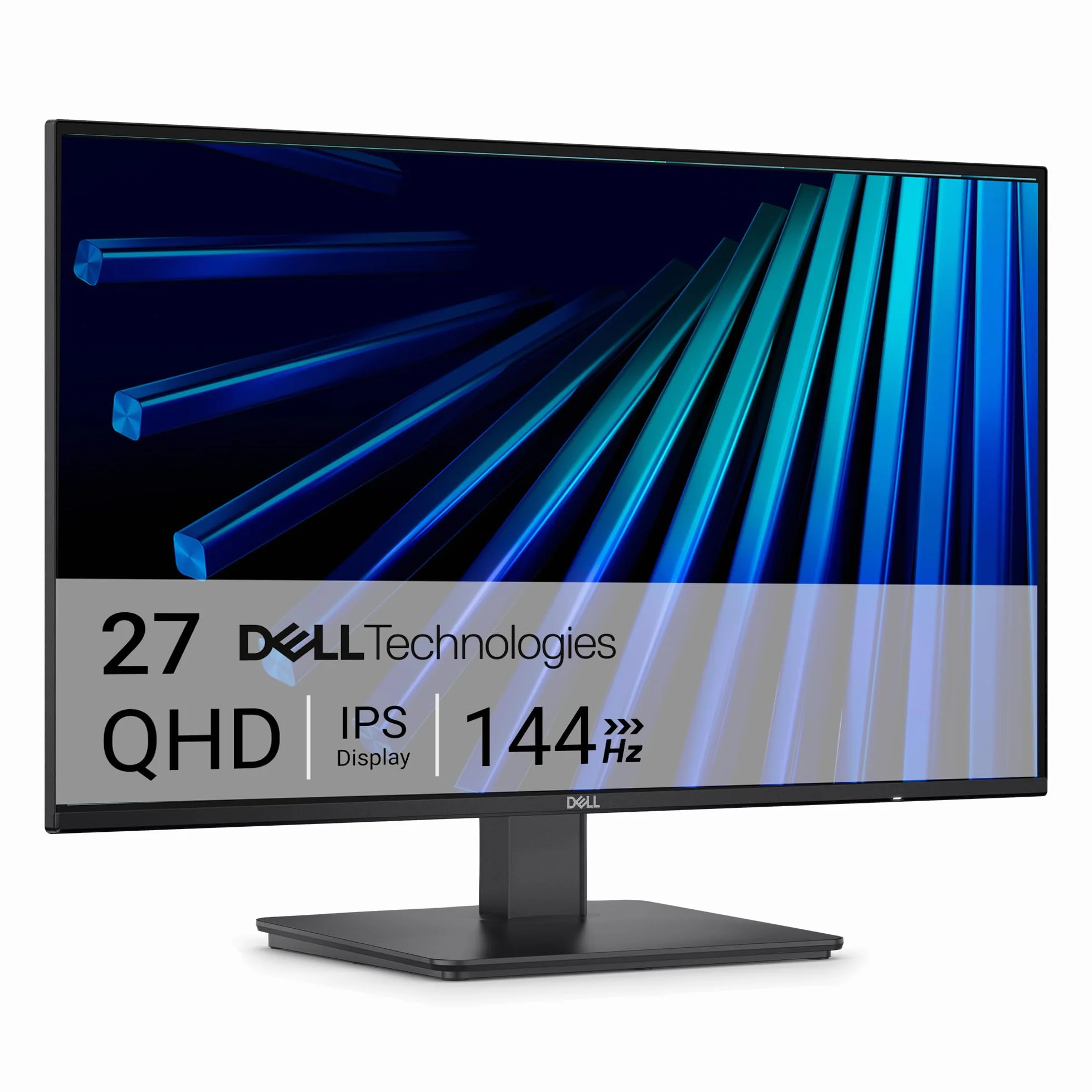 Dell 27 Écran PC - SE2726D, QHD (2560x1440), 144Hz, IPS, 1ms MPRT, AMD FreeSync, 99% sRGB, VESA (100x100mm), DisplayPort, HDMI, Garantie 3 Ans, Noir