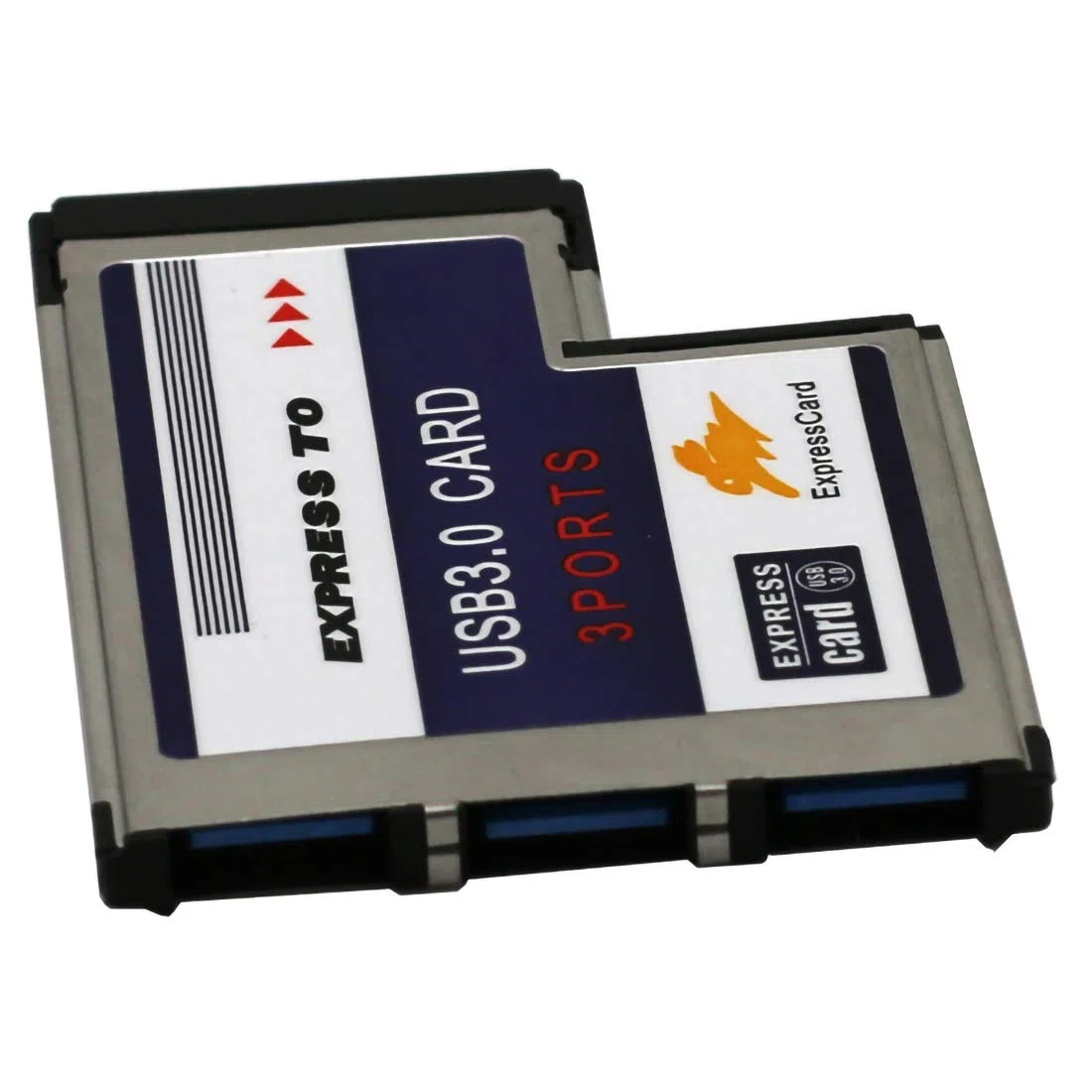 JMT 3 Ports cach¨¦s ¨¤ l'int¨¦Rieur de l'USB 3.0 vers Expresscard 54mm Adaptateur USB3.0 Convertisseur pour PCMCIA Express Card Ordinateur Portable PC Portable