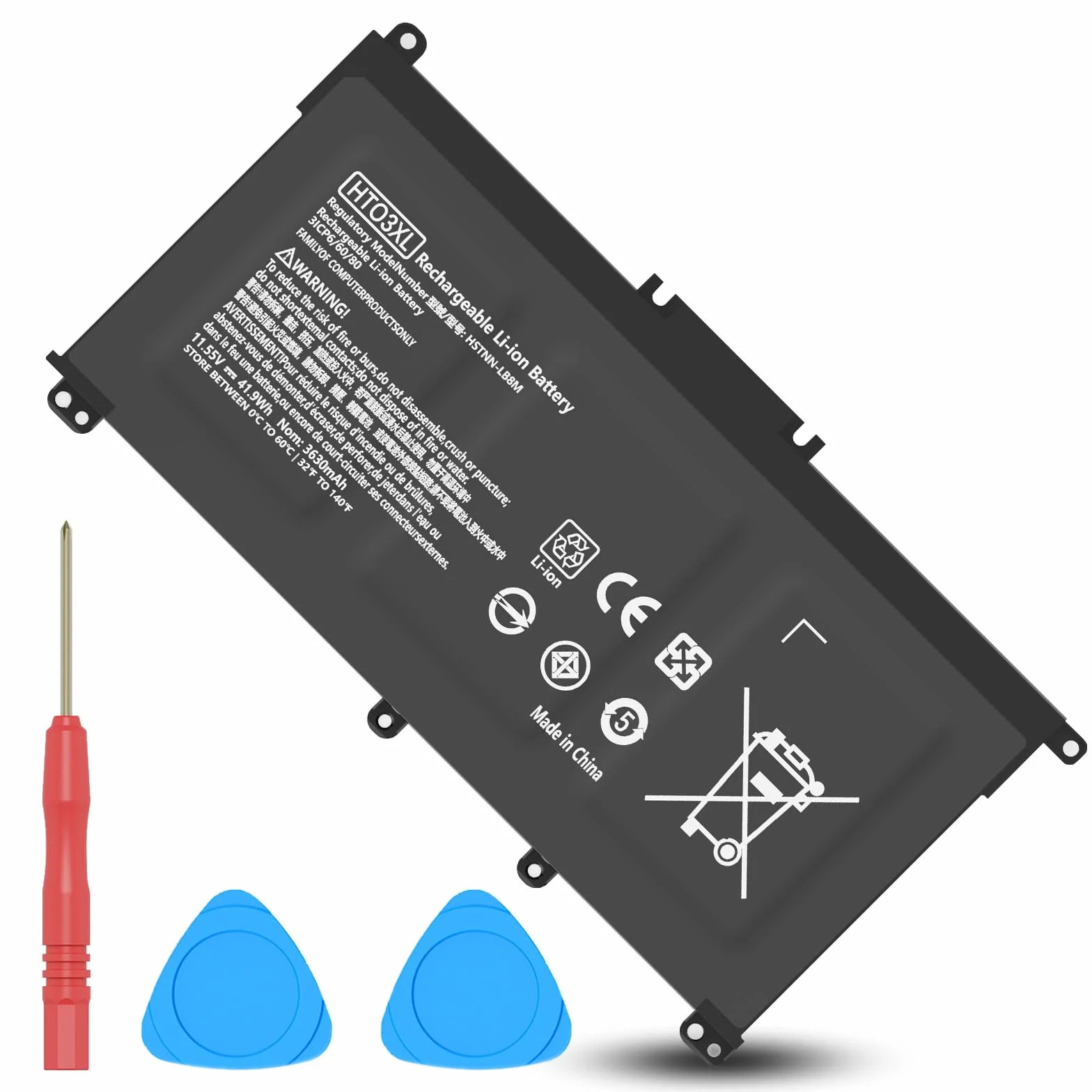 Hafiuege 11.55V/41.9Wh HT03XL TF03XL Batterie Compatible avec HP L11119-855 Pavilion 15-CS 15-DA 15-DB 15G-DR 14-CE 14-CF 14-DF 14-DQ 14-DK 17-by 17-CA 240 245 250 255 G7 HSTNN-LB8L HSTNN-DB8R