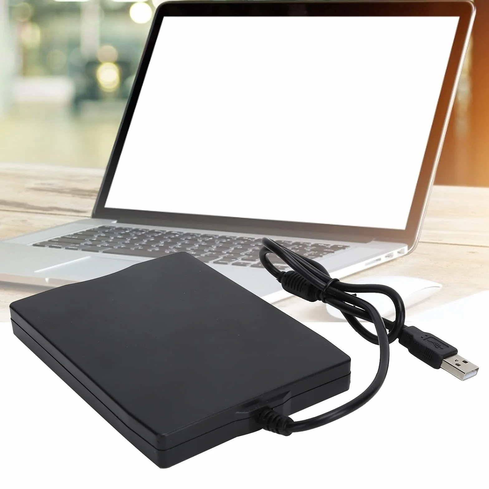 Lecteur de Disquette pour PC Portable 3.5In 1.44MB Lecteur de Disquette FDD Lecteur de Disquette Externe USB Portable pour S98se/ME/2000/XP, pour OS X 8.6