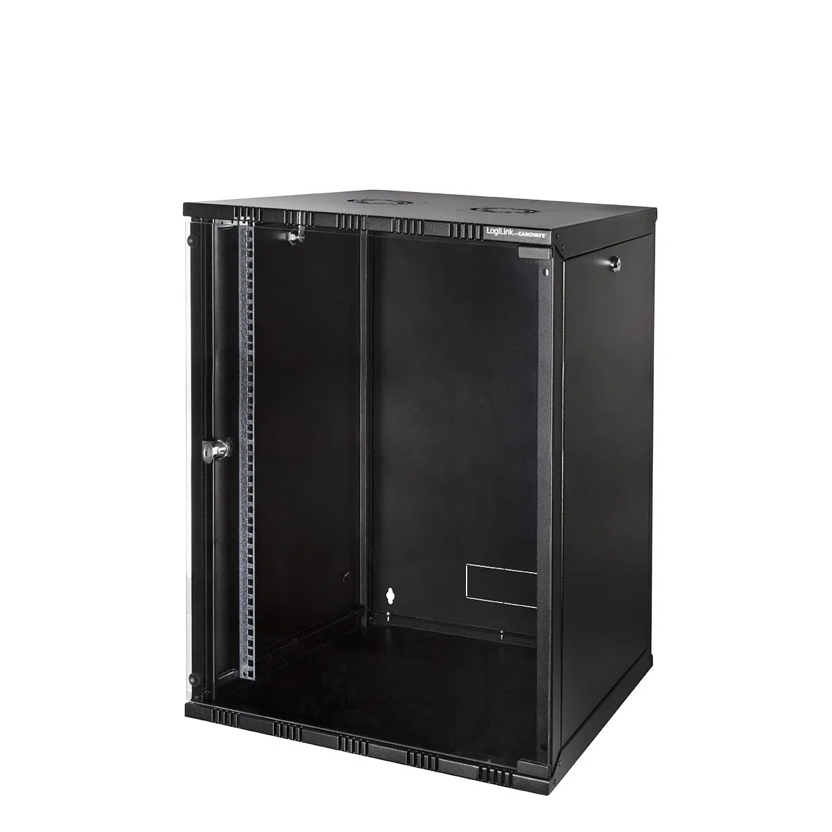 LogiLink W15A40B Rack monté sur le mur 15U 50kg Noir étagère - Étagères (50 kg, Rack monté sur le mur, 15U, Noir, 48,3 cm (19"), Acier)