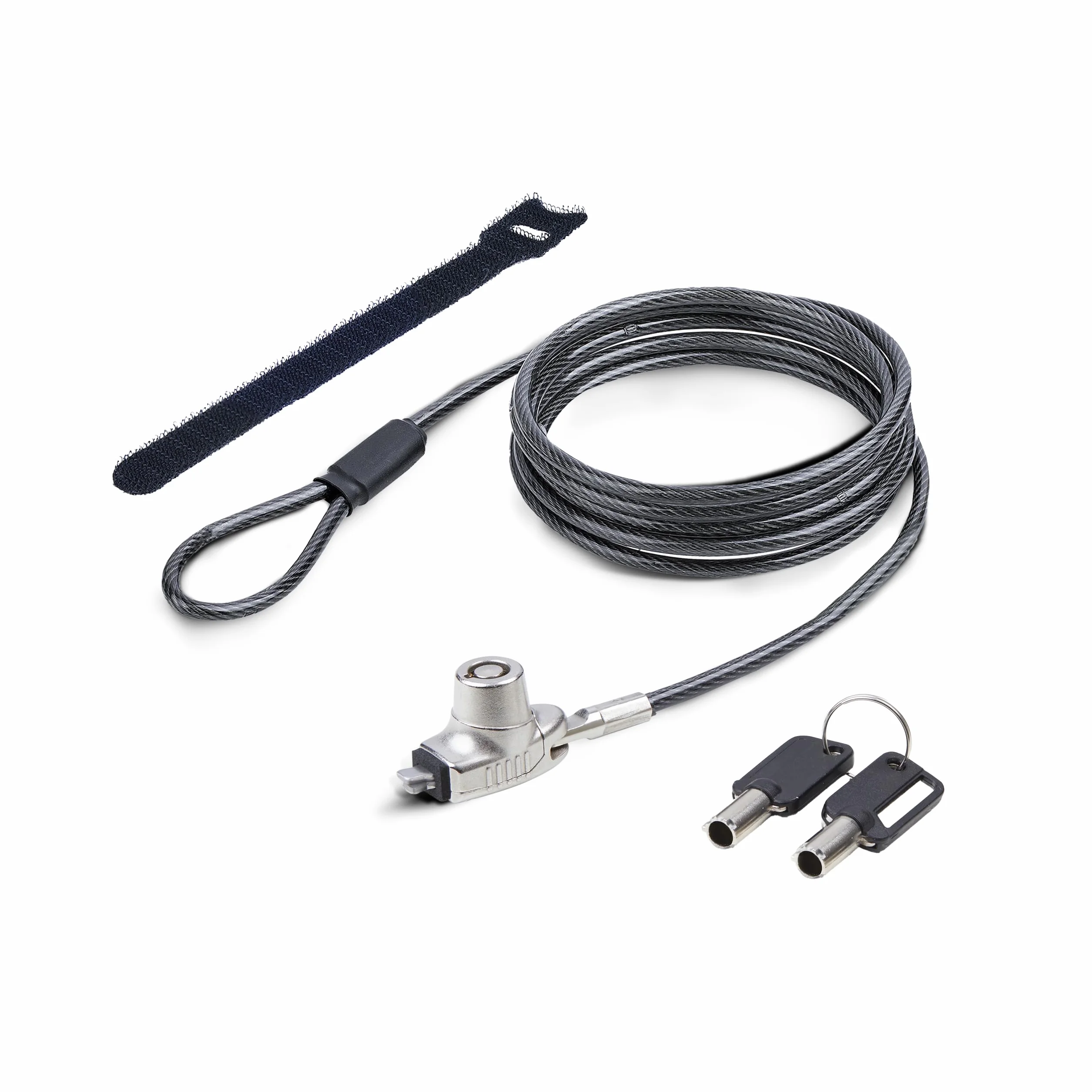 StarTech.com Antivol pour Ordinateur Portable Compatible Slot Noble Wedge , Câble de Verrouillage de 1,5m, Serrure à Clé