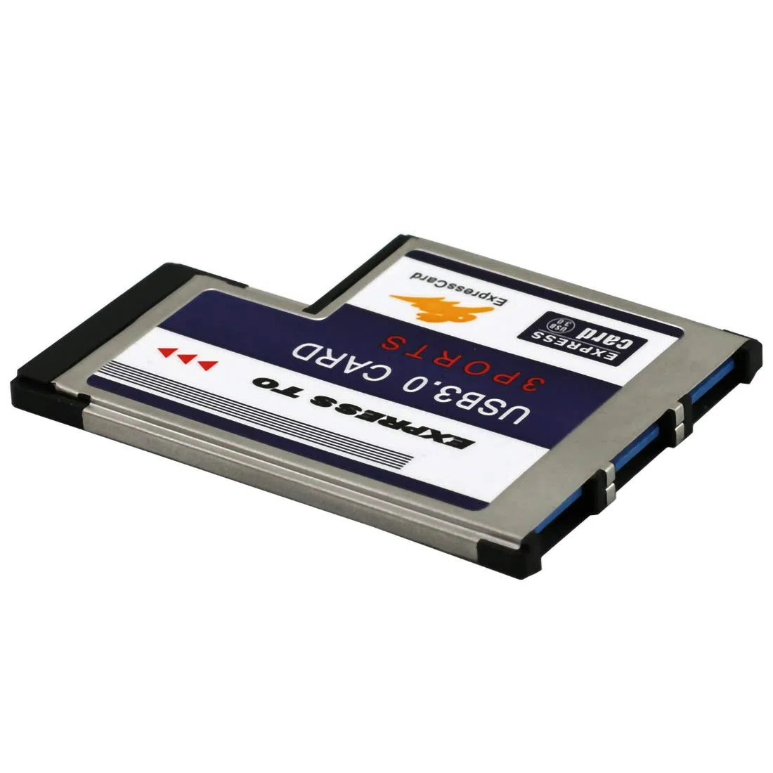 JMT 3 Ports cach¨¦s ¨¤ l'int¨¦Rieur de l'USB 3.0 vers Expresscard 54mm Adaptateur USB3.0 Convertisseur pour PCMCIA Express Card Ordinateur Portable PC Portable