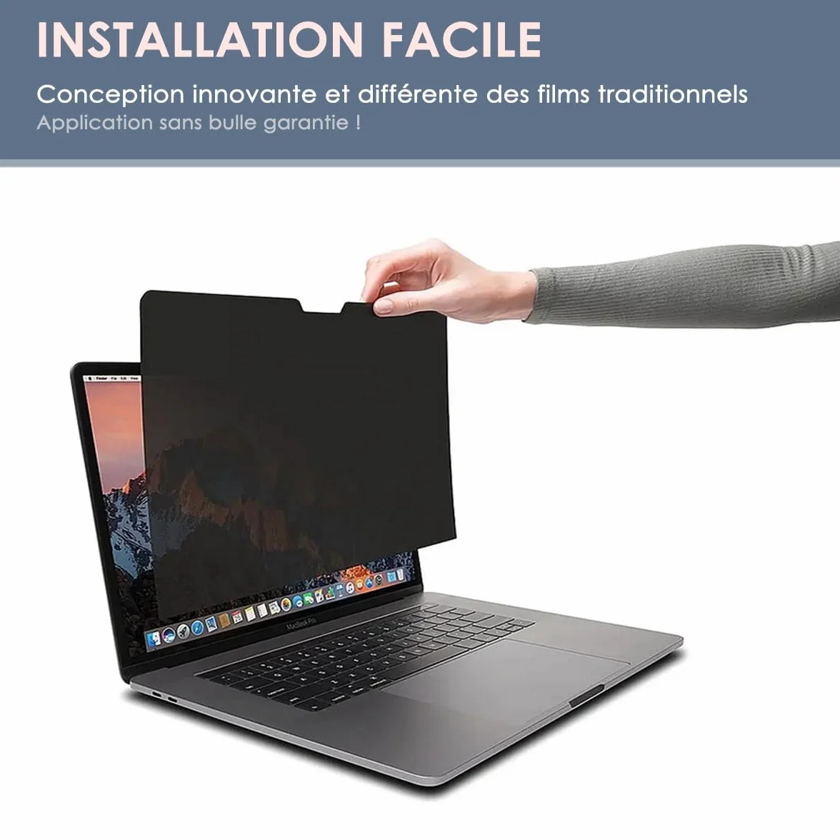 KARYLAX - Protection d'écran Anti-Espion, Anti-reflet, Anti-UV, Protecteur avec Filtre de Confidentialité Privacy Compatible pour PC Portable Professionnel HP Dragonfly G4 13,5"