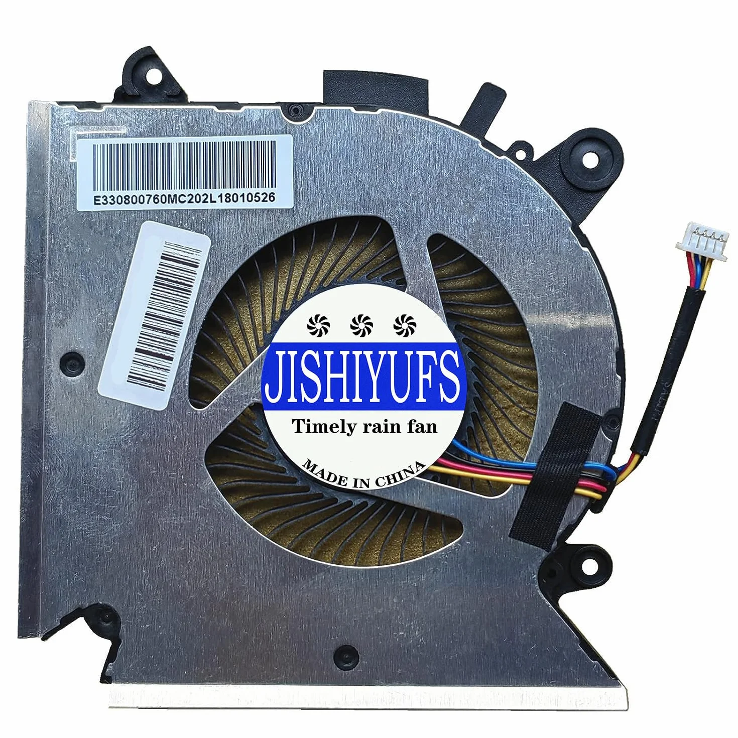 Remplacement Nouveau CPU Ventilateur de Refroidissement pour MSI GF63 Thin GF63 9RCX-818 9SC-066 8SC-030 GF65 Thin 9SEXR-250 9SD-252 9SEXR-249 9SE-013 MS-16R1 MS-16R2 PABD08008SH N413 DC5V