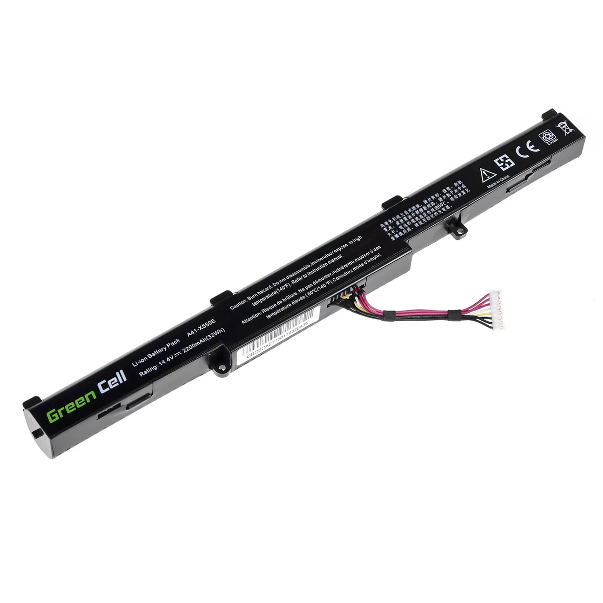 Green Cell Batterie ASUS A41-X550E pour ASUS R510 R510D R510DP X550D X550DP R752L R752LB R752LAV F550D F750L F751L R751J R751JA R751JB R751JK R751L R751LN R752LJC X450JF X450JN X750J X751L