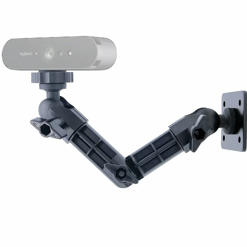 Support Mural pour Webcam Compatible avec Logitech C920s StreamCam C925e C922x C920 C930e C922 C930 C615 Brio webcams