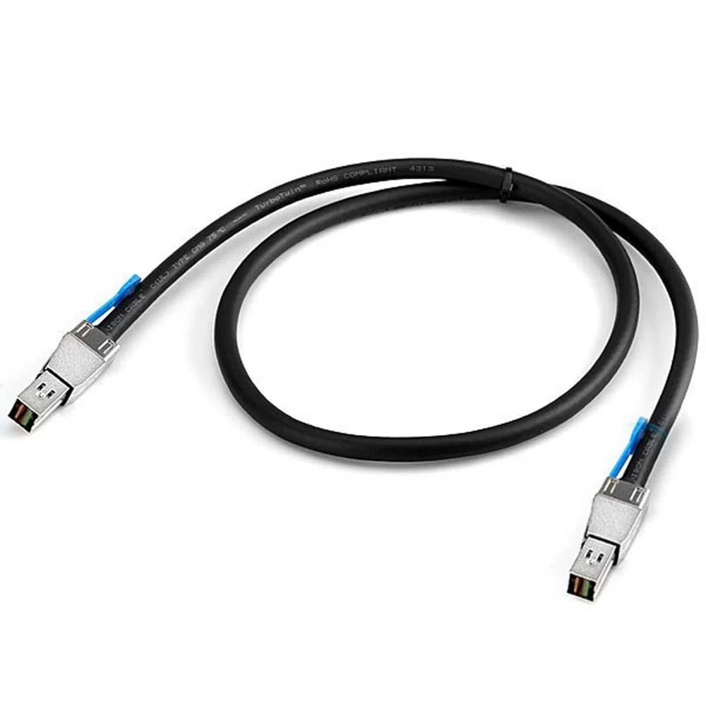 CY Câble externe Mini SAS HD SFF-8644 vers Mini SAS haute densité HD SFF-8644 pour serveur de données Raid 50 cm 12 Gbit/s