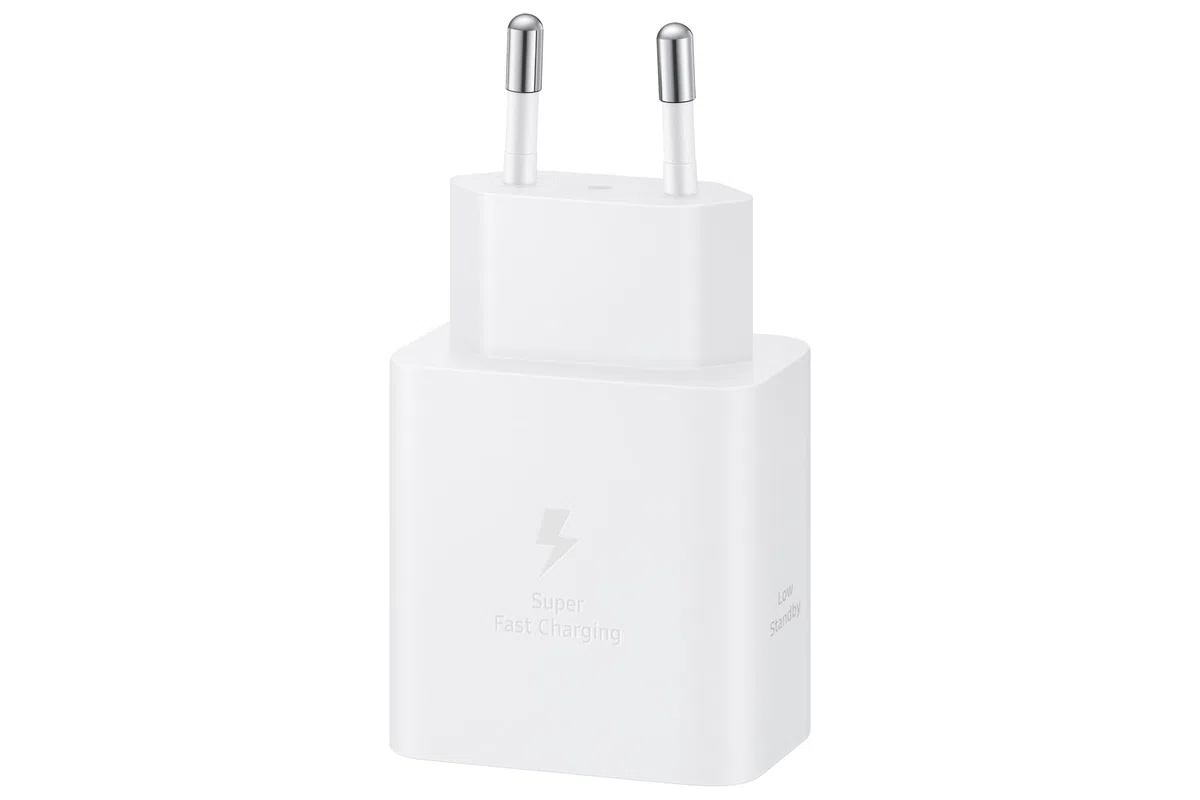 Samsung Adaptateur de Charge Rapide EP-T4511X, Chargeur USB-C avec Charge Rapide de 45 W, Compatible avec Les appareils d'autres Fabricants, câble de données, Blanc