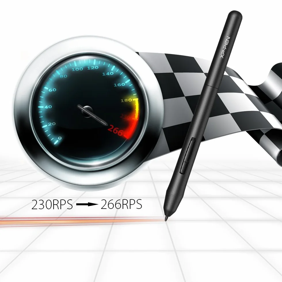 XP-Pen G430S Tablette Graphique Stylet Passif 8192 Niveaux Taille 4x3 Pouces pour Jouer OSU Dessiner Signature