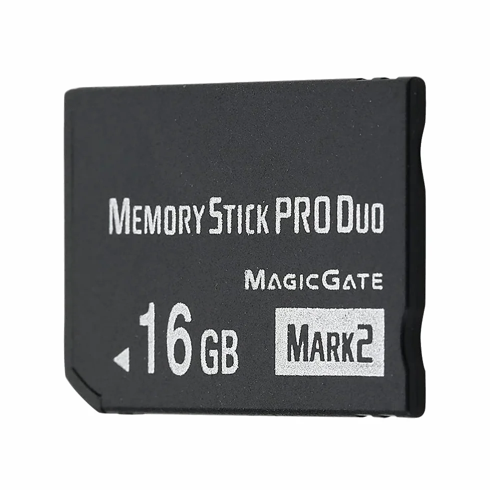 Memeory Stick Pro Duo Carte mémoire PSP haute vitesse compatible avec appareil photo Sony PSP1000 2000 3000 16 Go