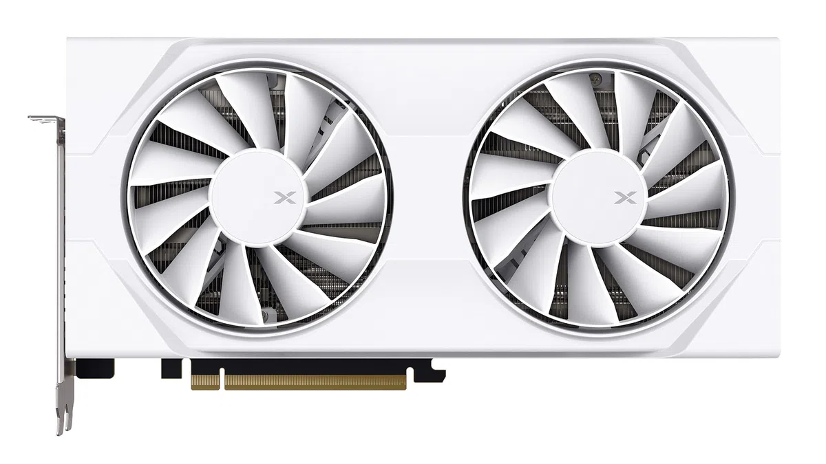 XFX Swift AMD Radeon RX 9060 XT OC White Gaming Edition avec 16 Go GDDR6 HDMI 2xDP, AMD RDNA™ 4 (RX-96TSW16WQ)